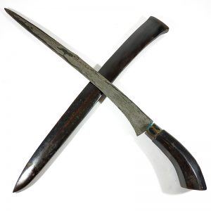Pusaka Pedang Suduk Kuno Pamor Ngulit Semangka