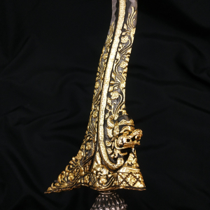Keris Bugis Naga Raja Kinatah Emas