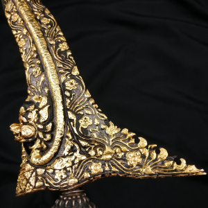 Keris Bugis Naga Raja Kinatah Emas