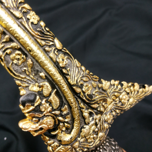 Keris Bugis Naga Raja Kinatah Emas