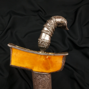 Keris Bugis Naga Raja Kinatah Emas