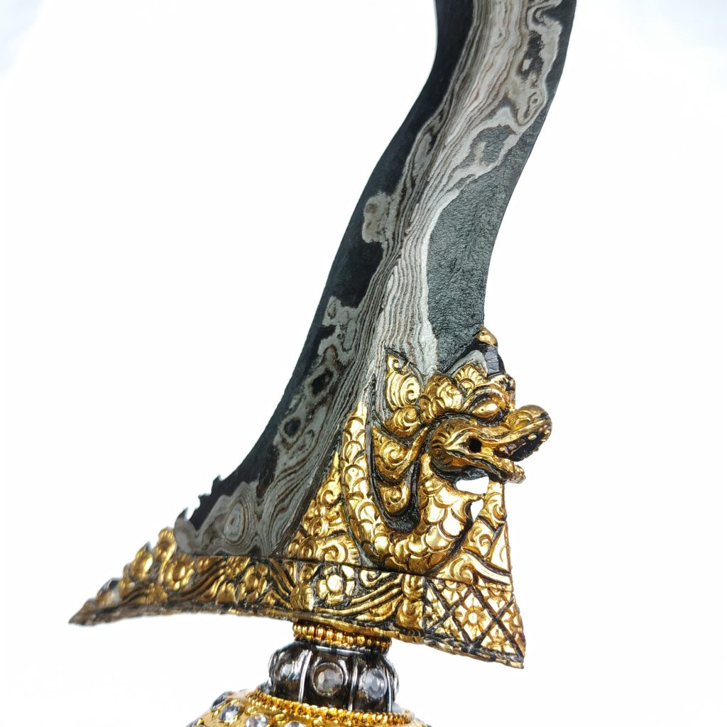 Keris Naga Siluman Kinatah Pamor Segoro Muncar Garap Istimewa