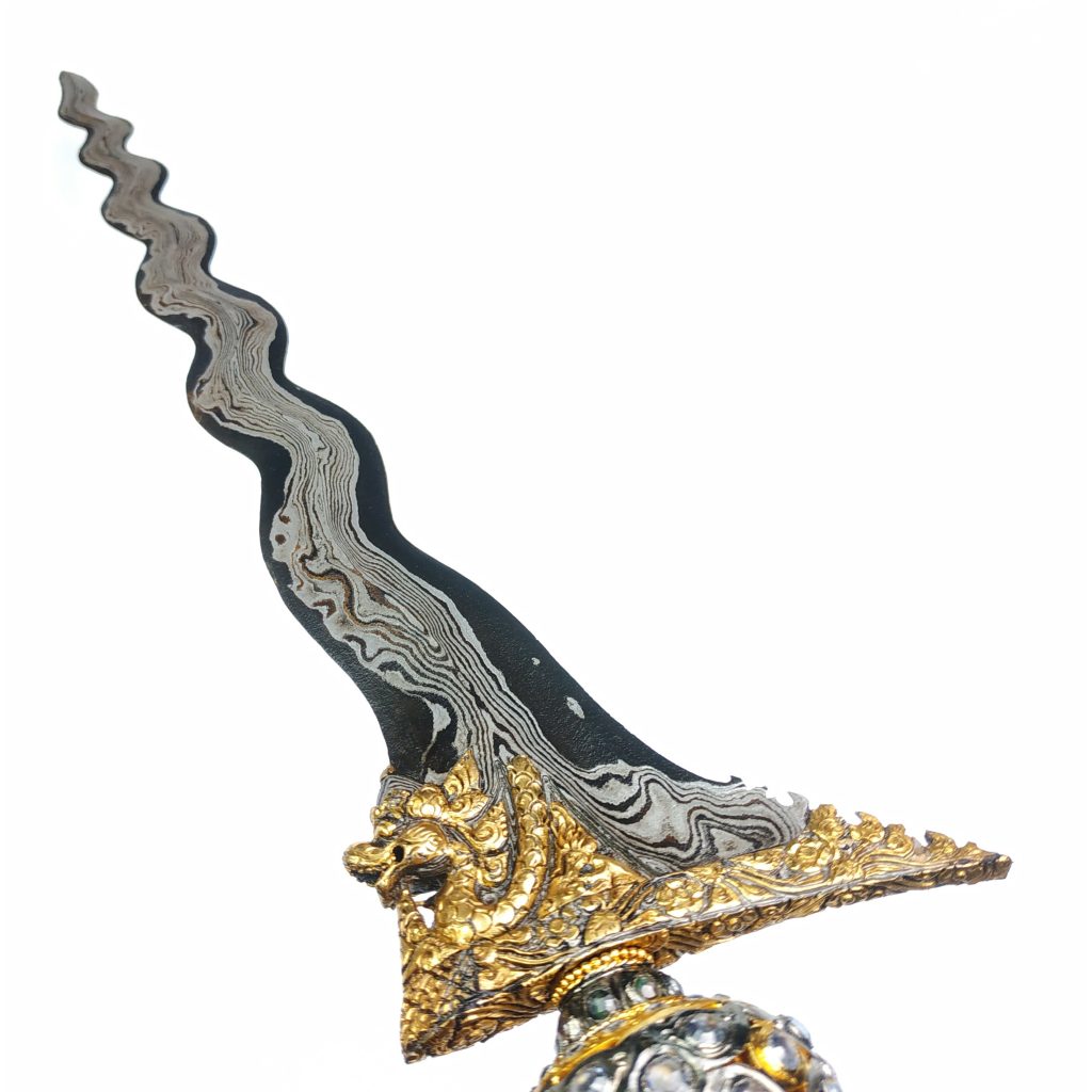 Keris Naga Siluman Kinatah Pamor Segoro Muncar Garap Istimewa