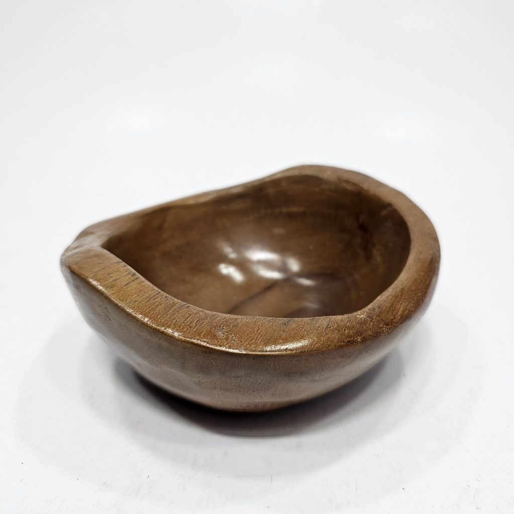 Tempat Cemilan Motif Batok Kayu Jati