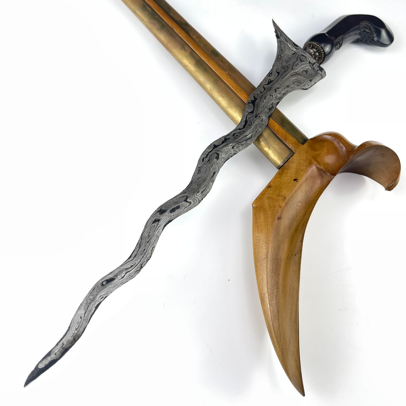 Keris Buto Ijo Luk 9 Pamor Pedaringan Kebak Mataram Sultan Agung