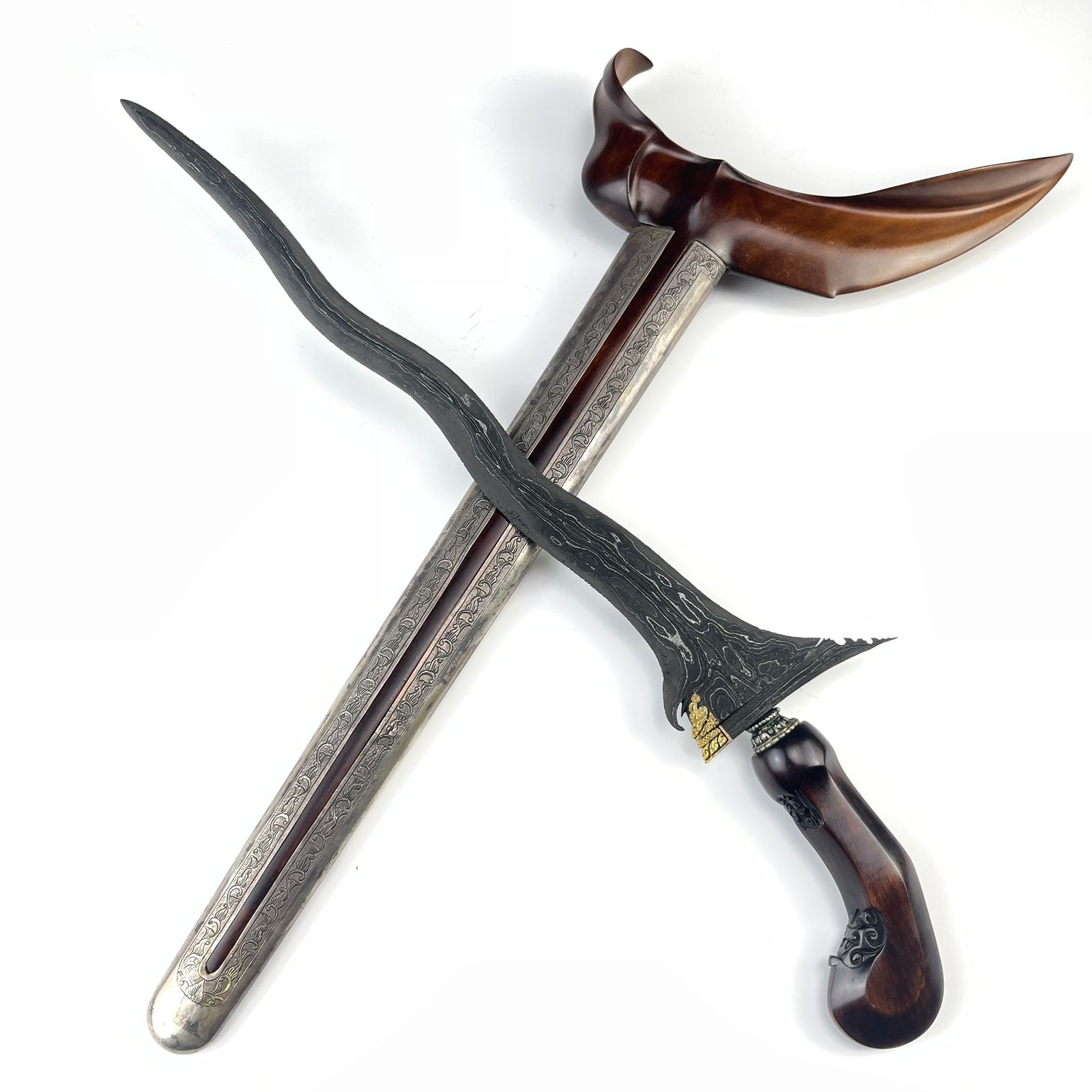 Keris Pandawa Lare Luk 5 Tinatah Emas Panji Wilis Sepuh