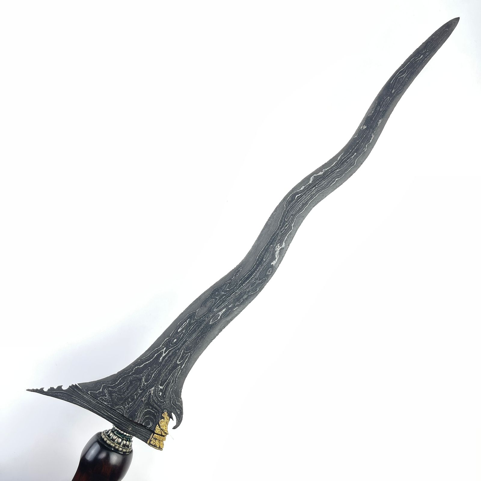 Keris Pandawa Lare Luk 5 Tinatah Emas Panji Wilis Sepuh