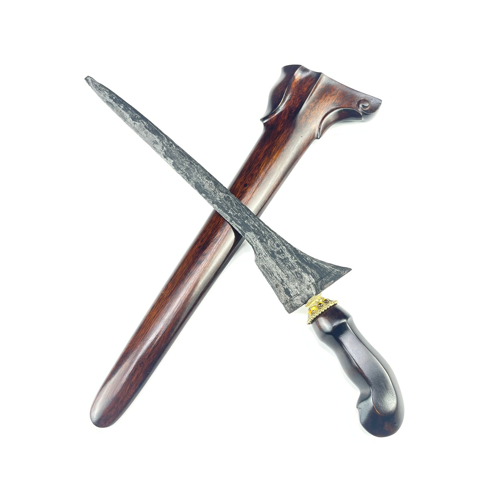 Keris Patrem Kebo Lajer Tangguh Pajajaran Ori Sepuh
