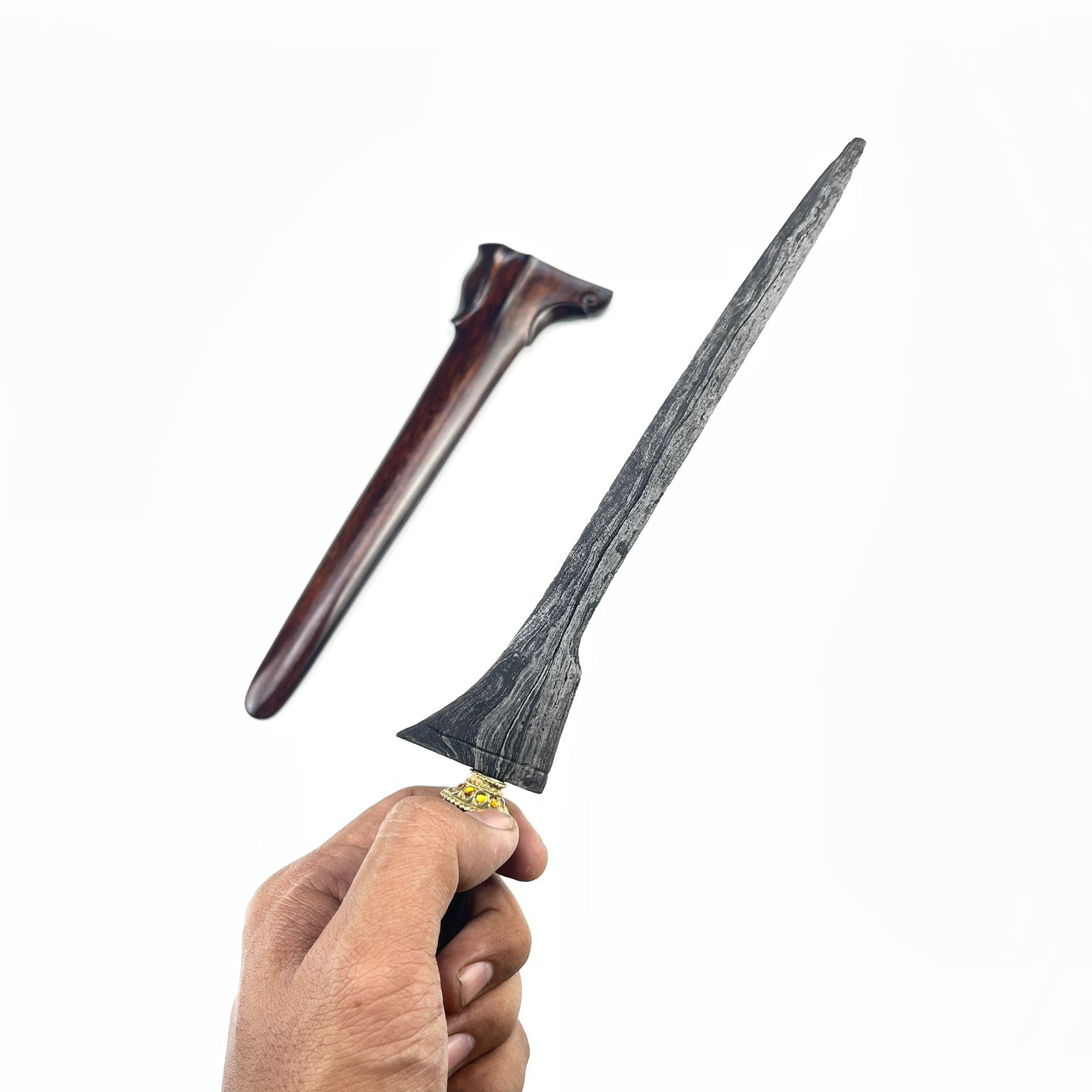 Keris Patrem Kebo Lajer Tangguh Pajajaran Ori Sepuh