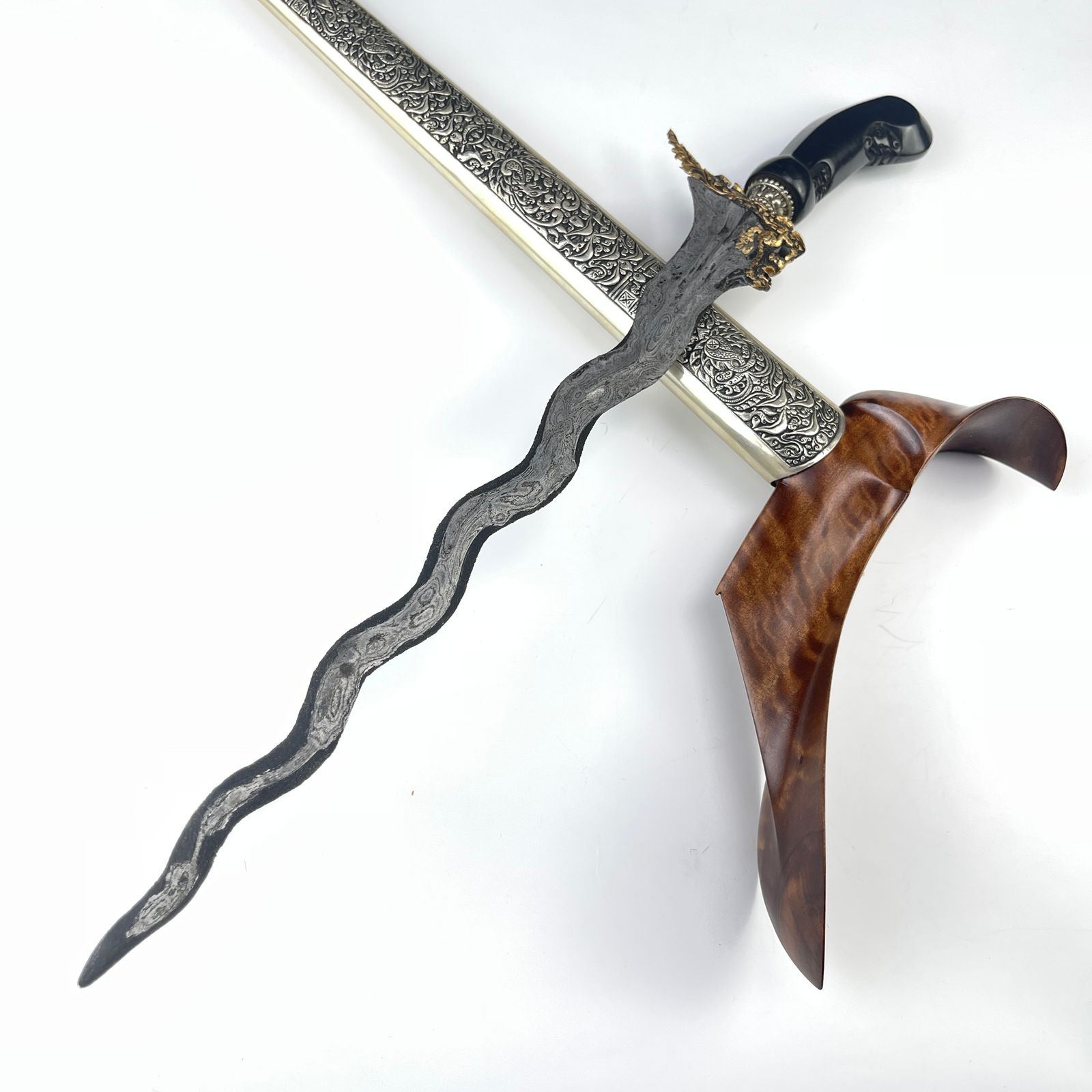 Keris Singa Barong Luk 11 Tinatah Emas Mataram Sultan Agung