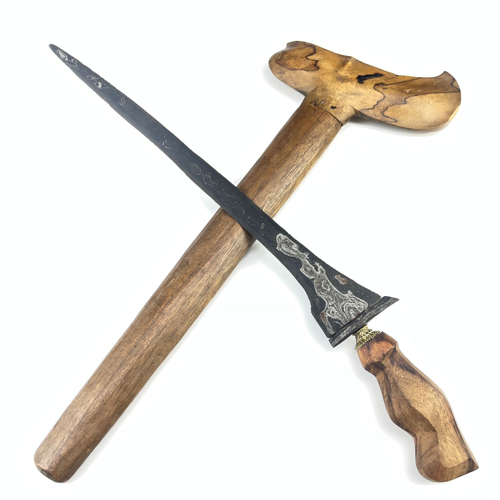 Keris Tilam Upih Pamor Rojo Gundolo Udan Mas Tiban Majapahit