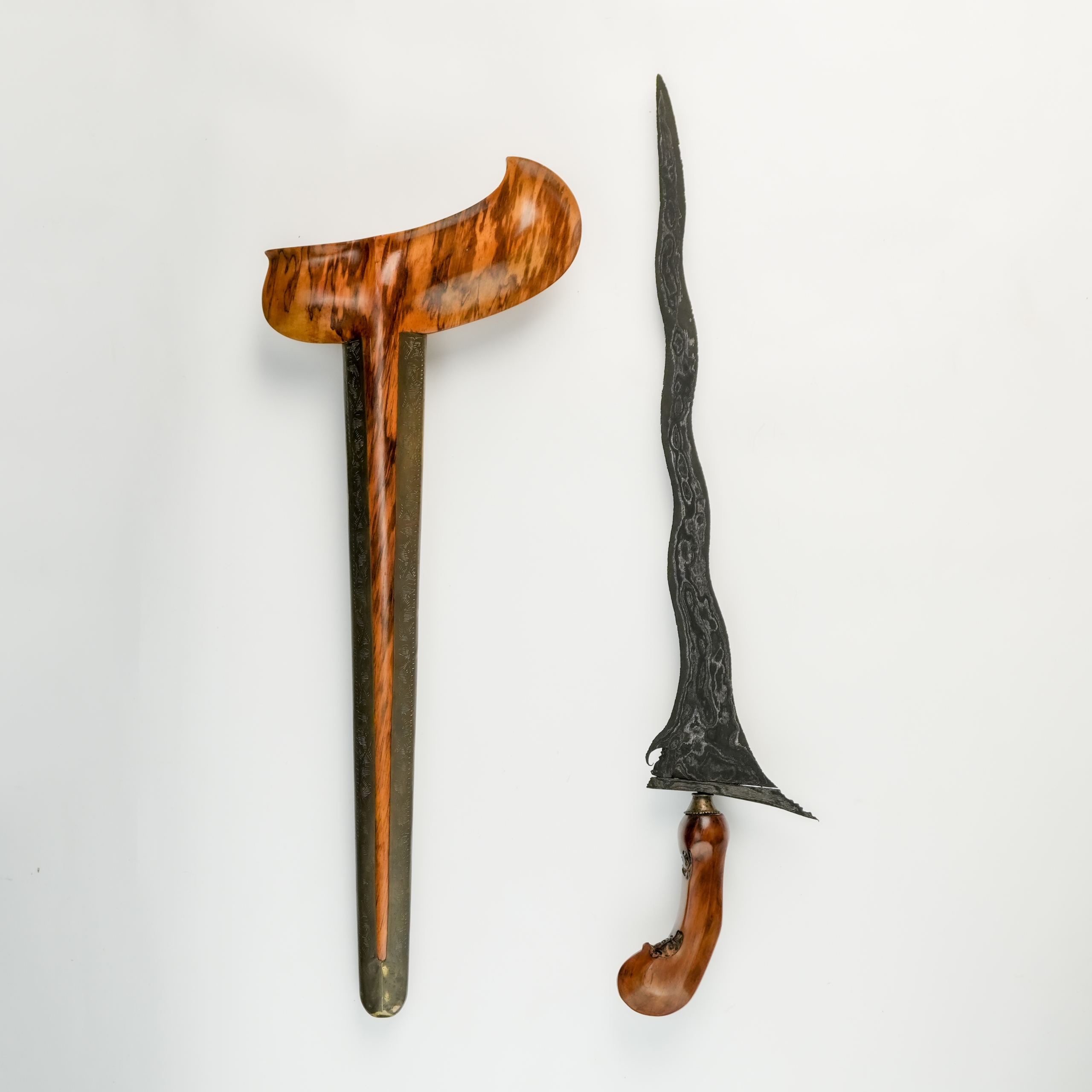 Keris Carubuk Pamor Wahyu Tumurun