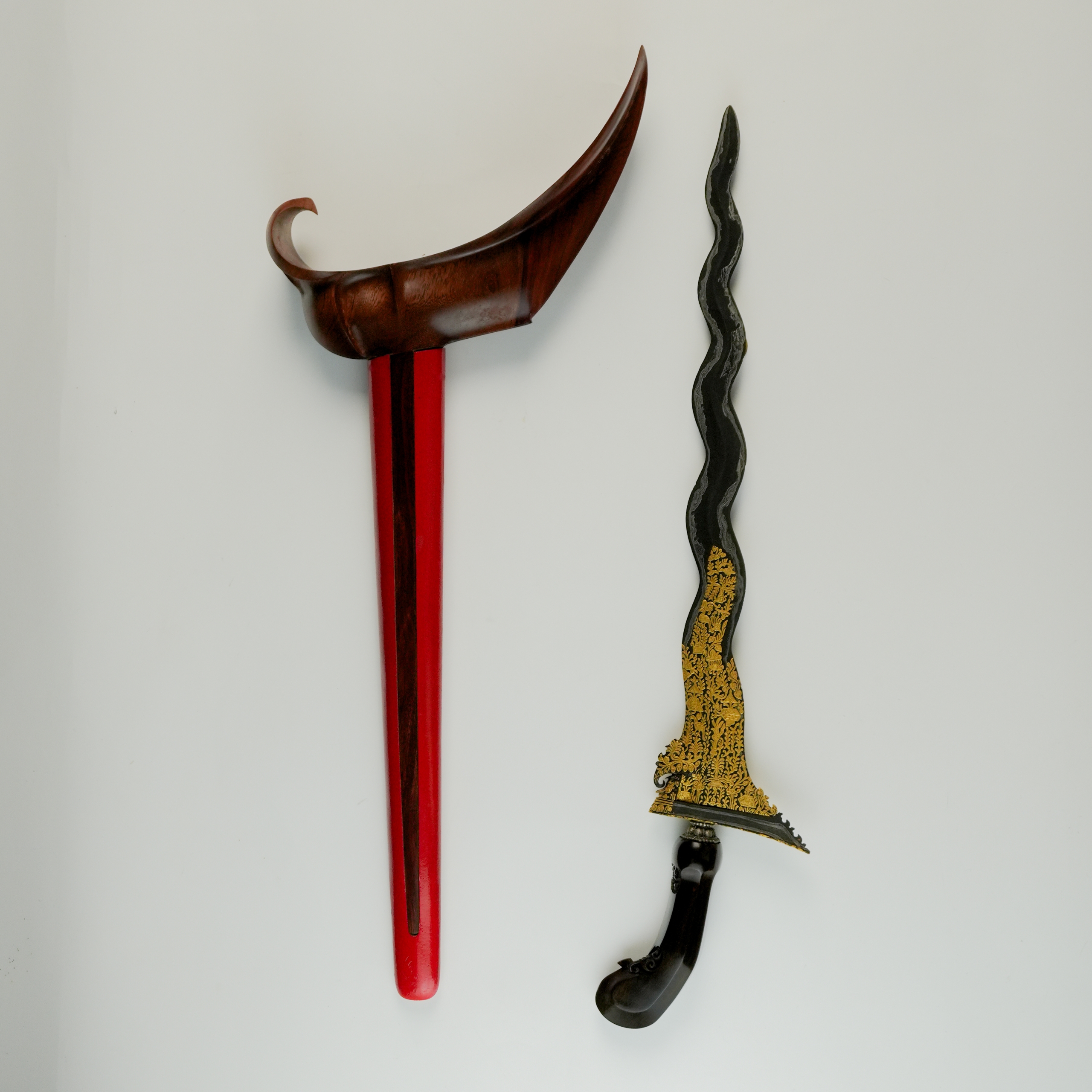 Keris Karacan Luk 11 Kinatah Emas