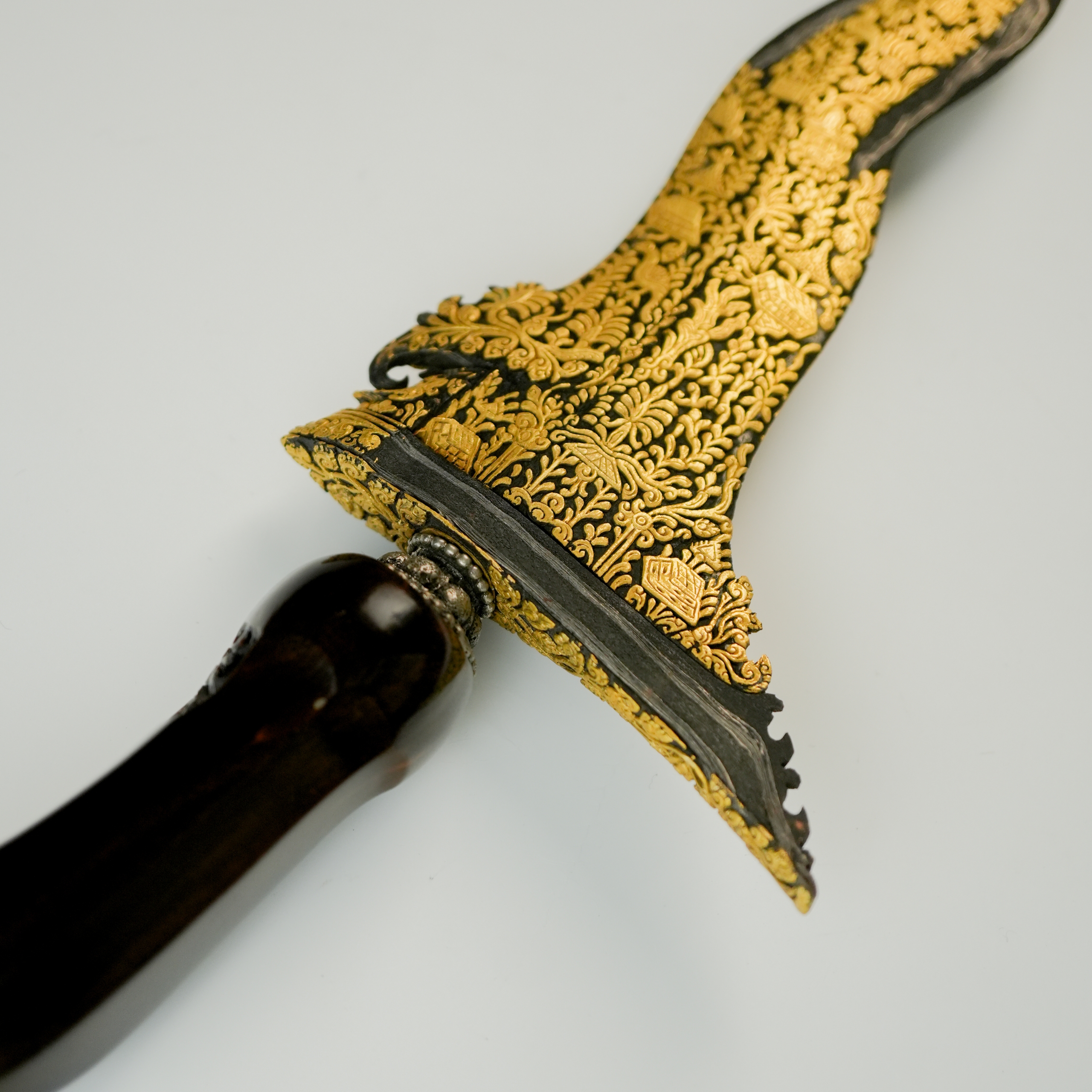Keris Karacan Luk 11 Kinatah Emas