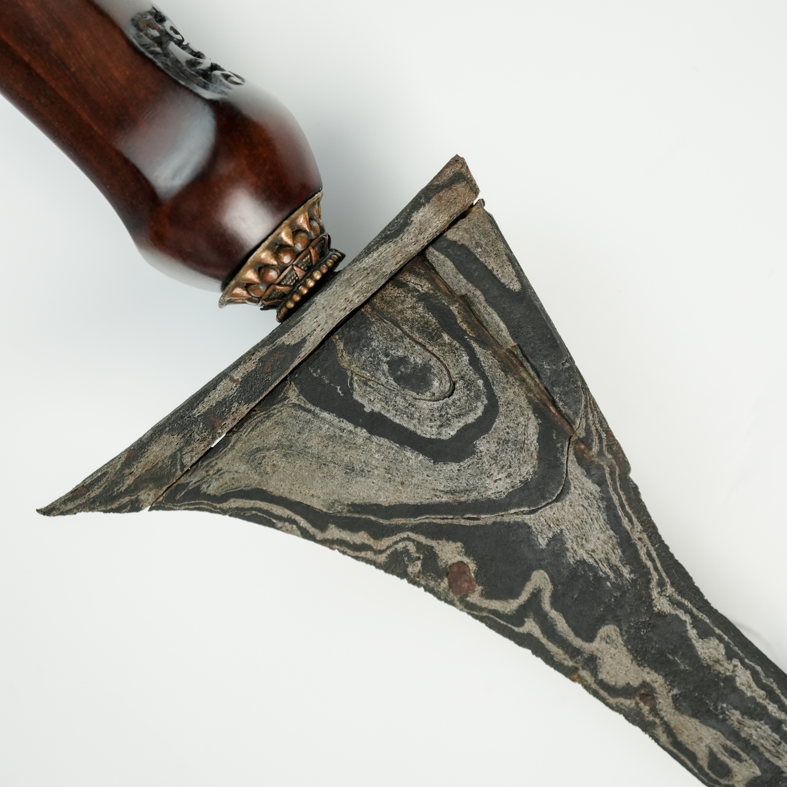 Keris Kebo Lajer Pamor Batu Lapak Ngulit Semangka