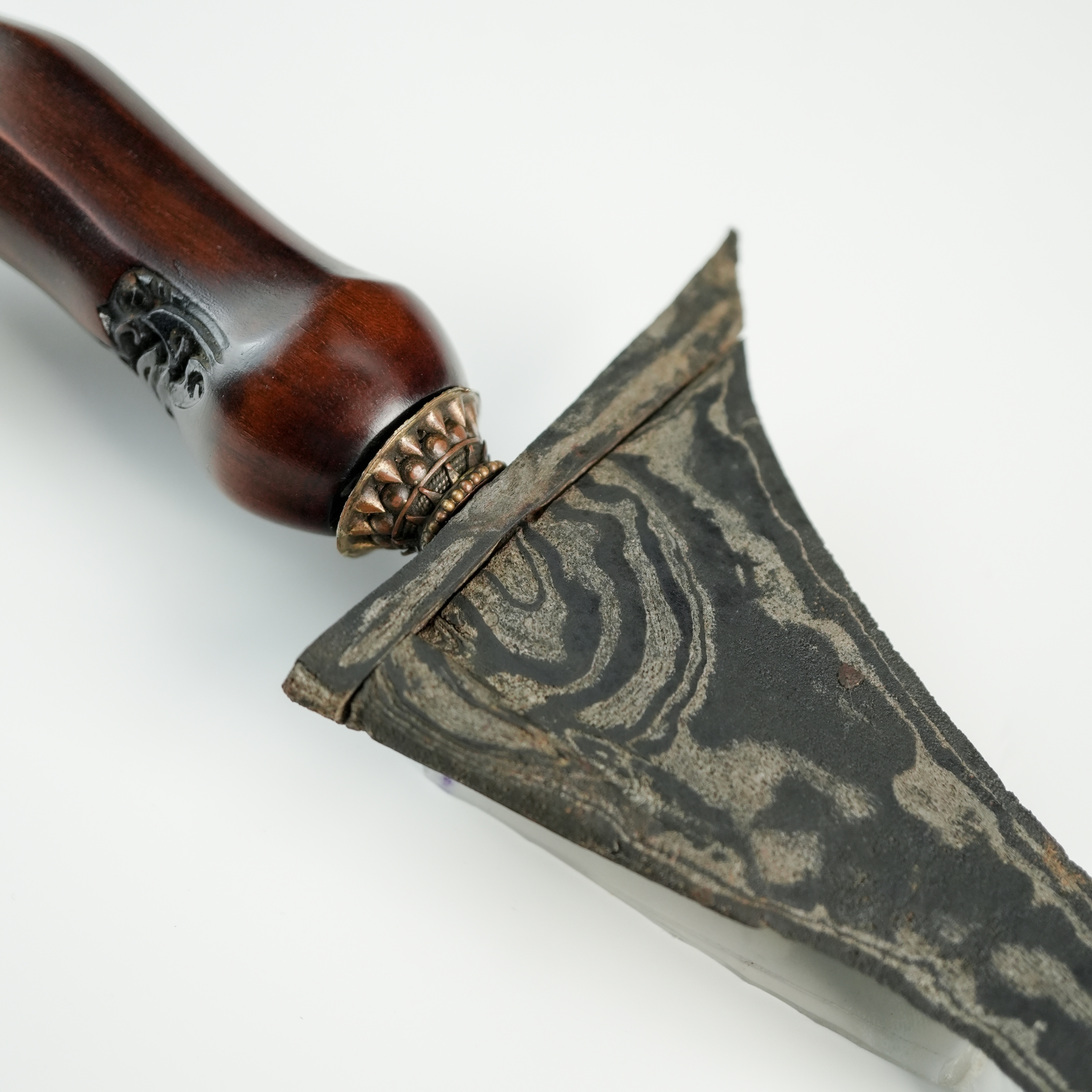 Keris Kebo Lajer Pamor Batu Lapak Ngulit Semangka