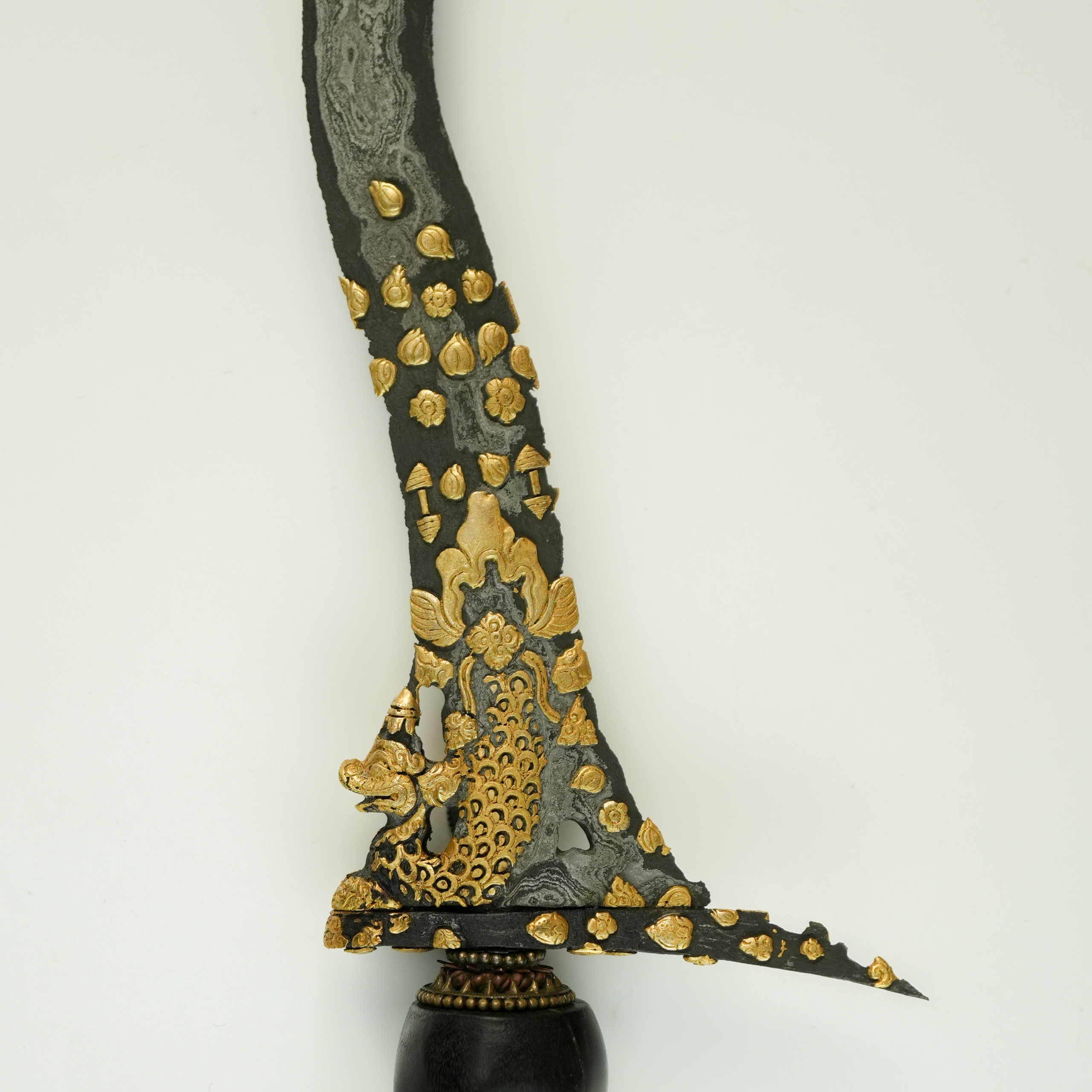 Keris Naga Bongkokan Kinatah Emas