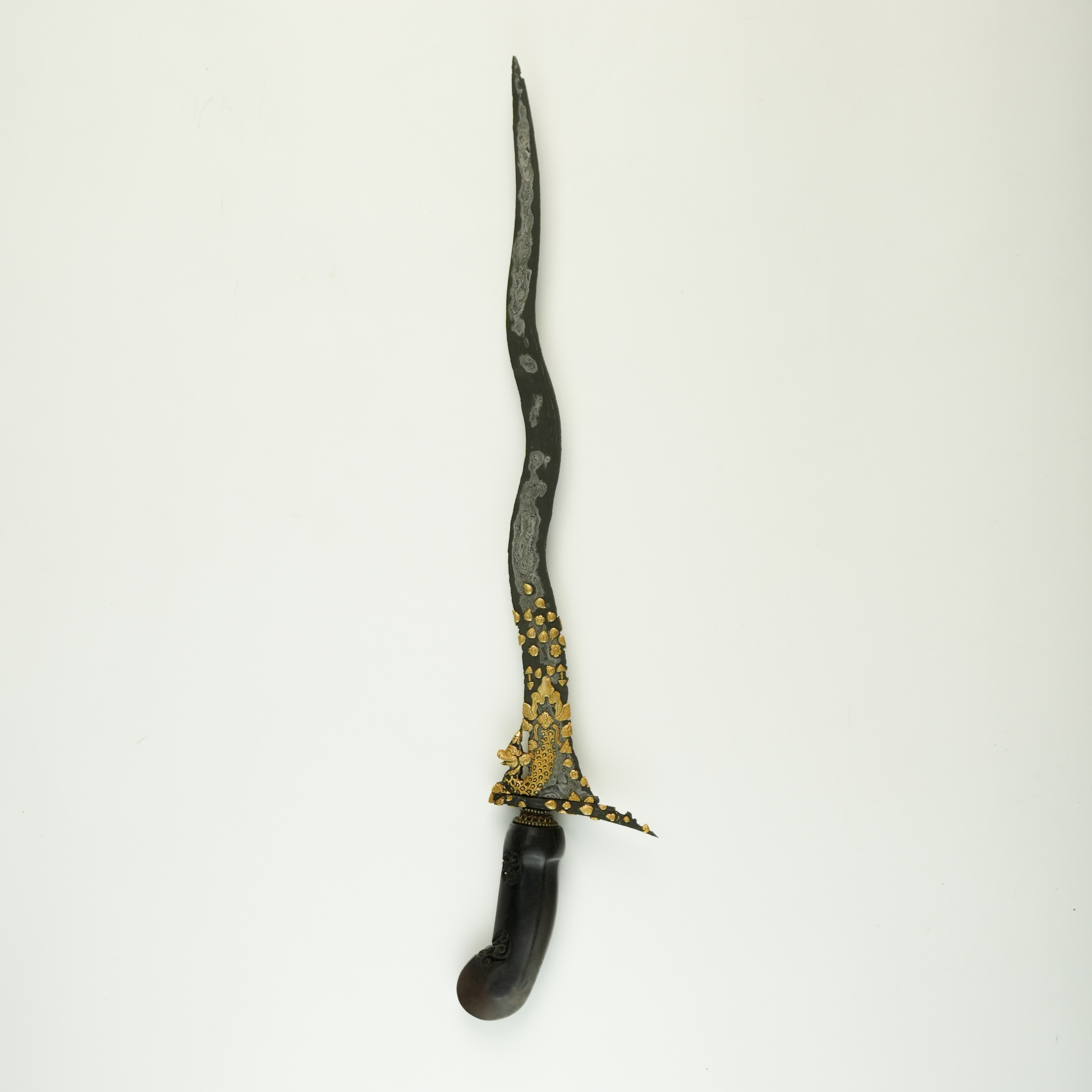 Keris Naga Bongkokan Kinatah Emas