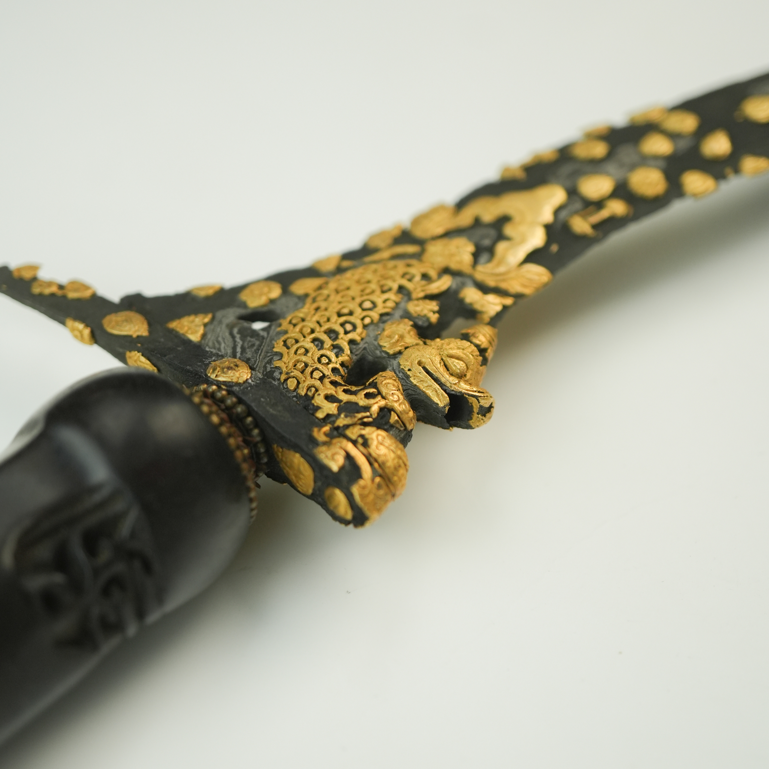 Keris Naga Bongkokan Kinatah Emas