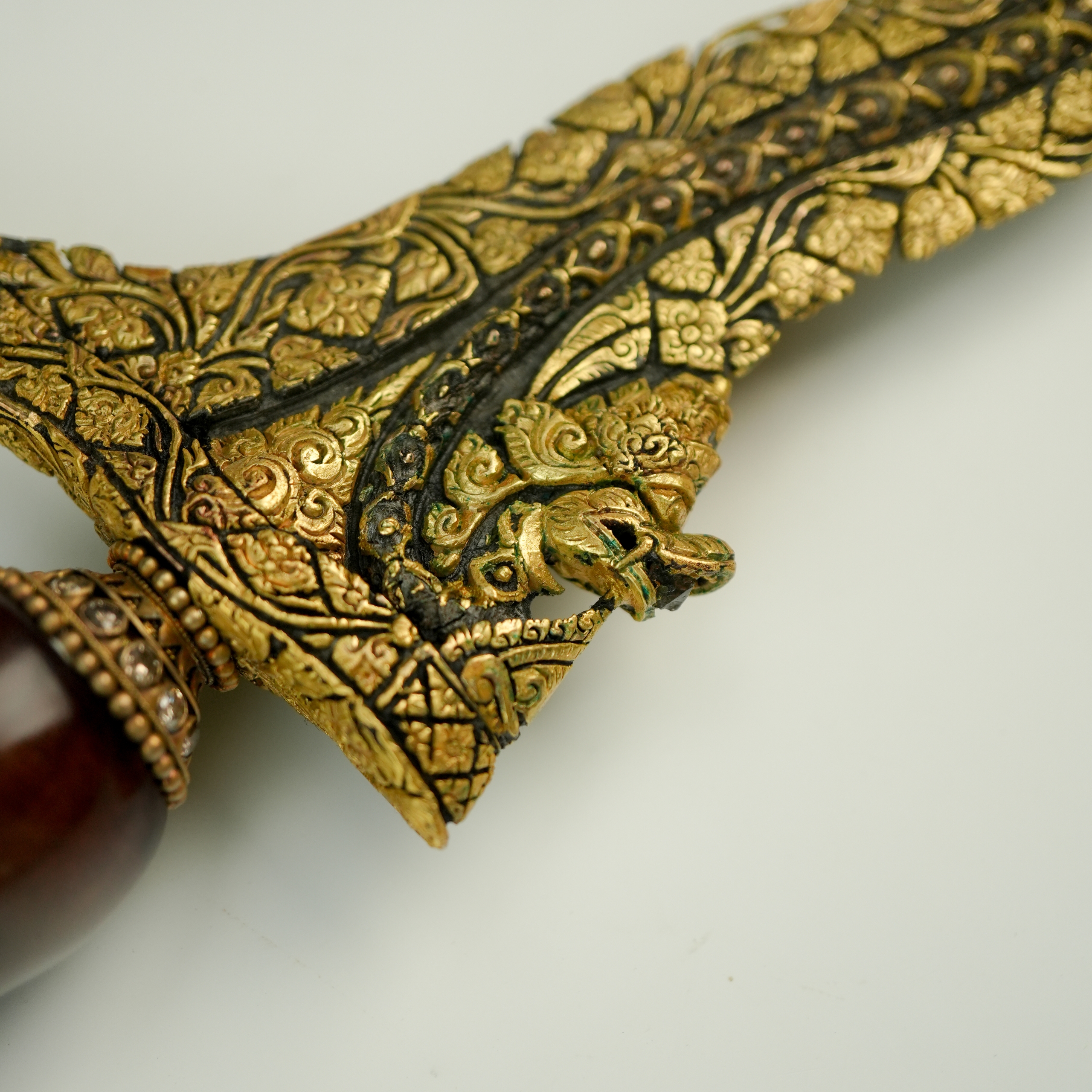 Keris Nagasasra Kinatah Emas Kamarogan