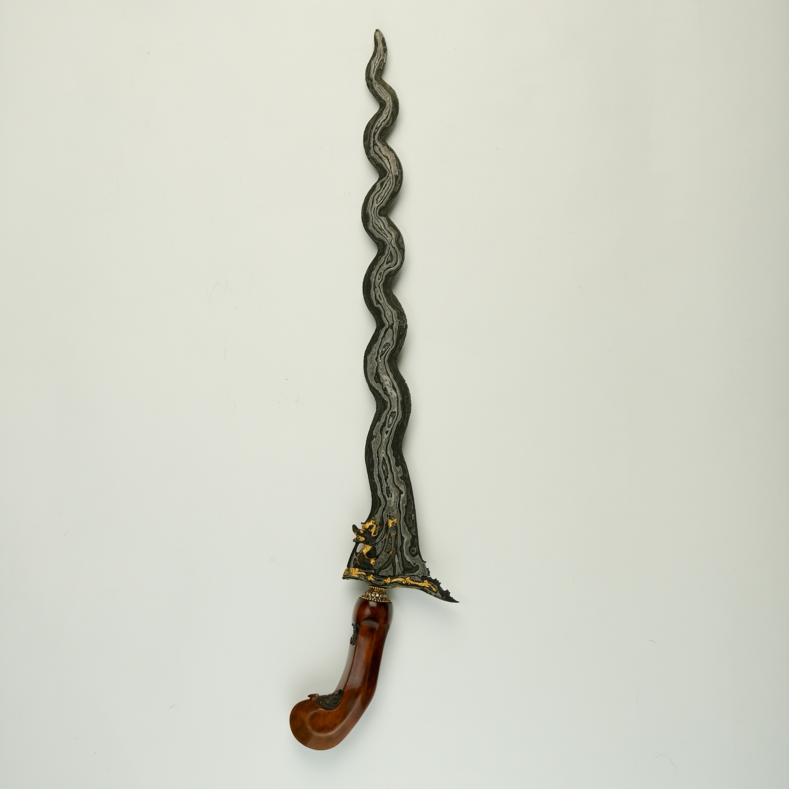 Keris Nogo Siluman Kinatah Emas Madura Sepuh