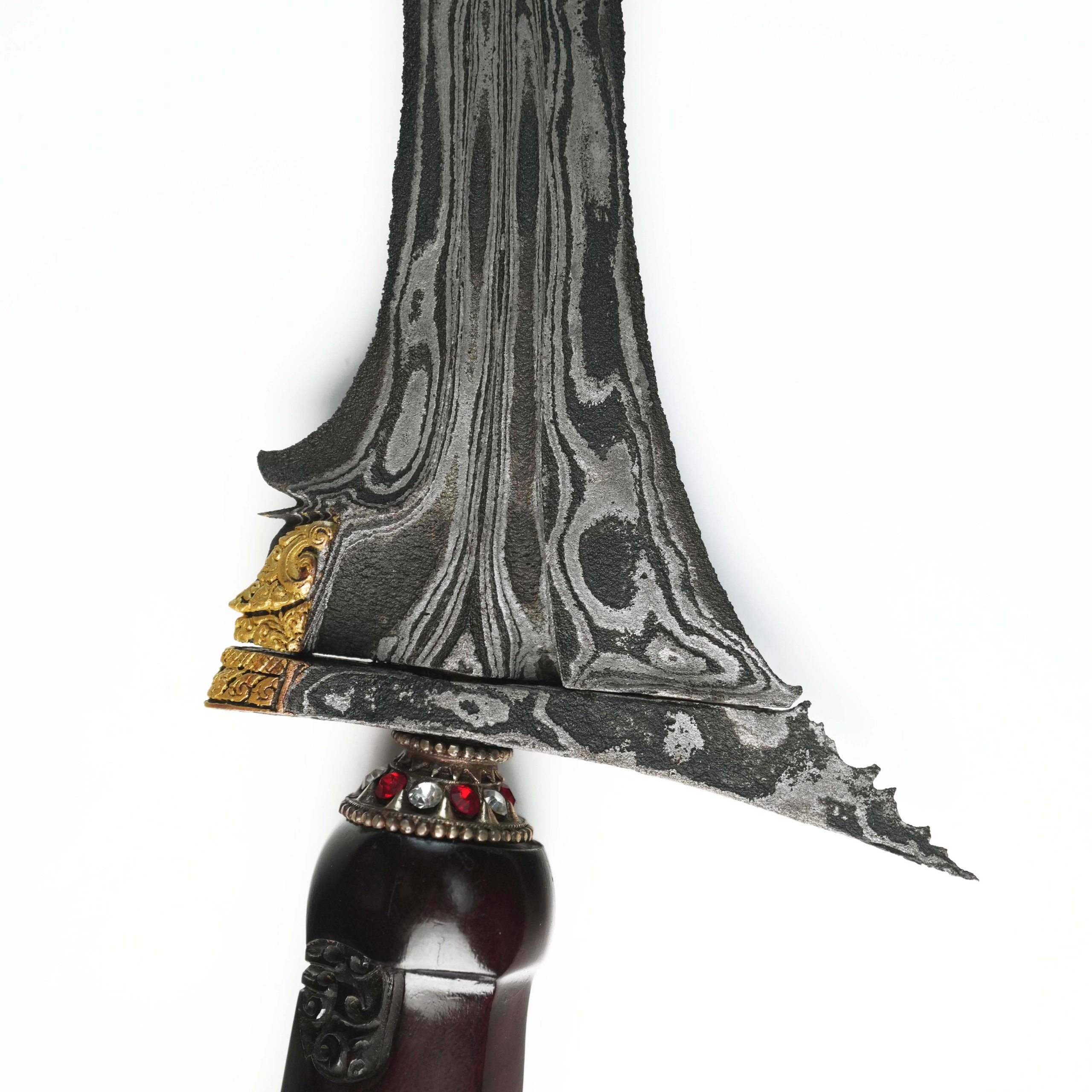 Keris Pasupati Kinatah Emas Panji Wilis