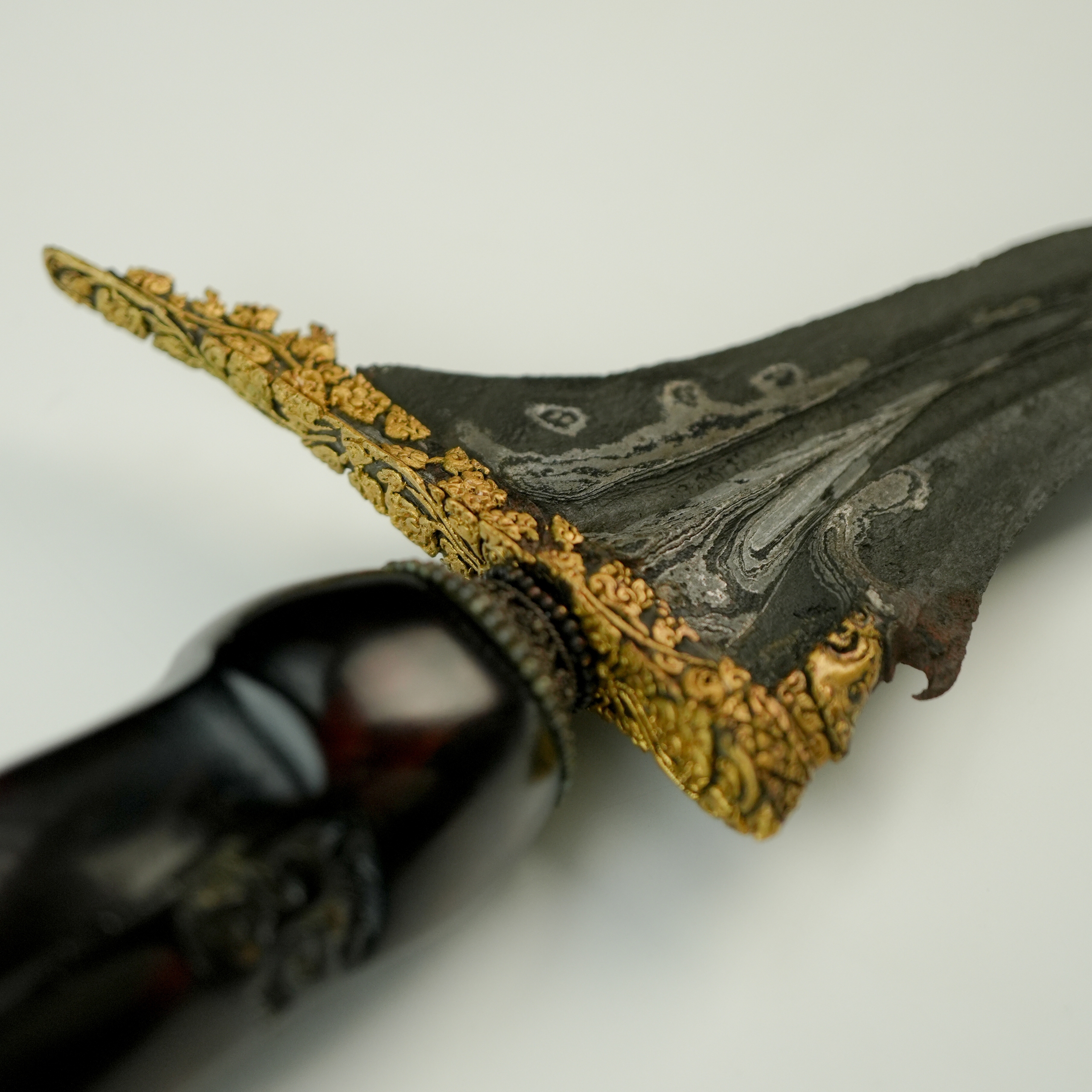 Keris Sabuk Inten Tinatah Emas Mataram Senopaten