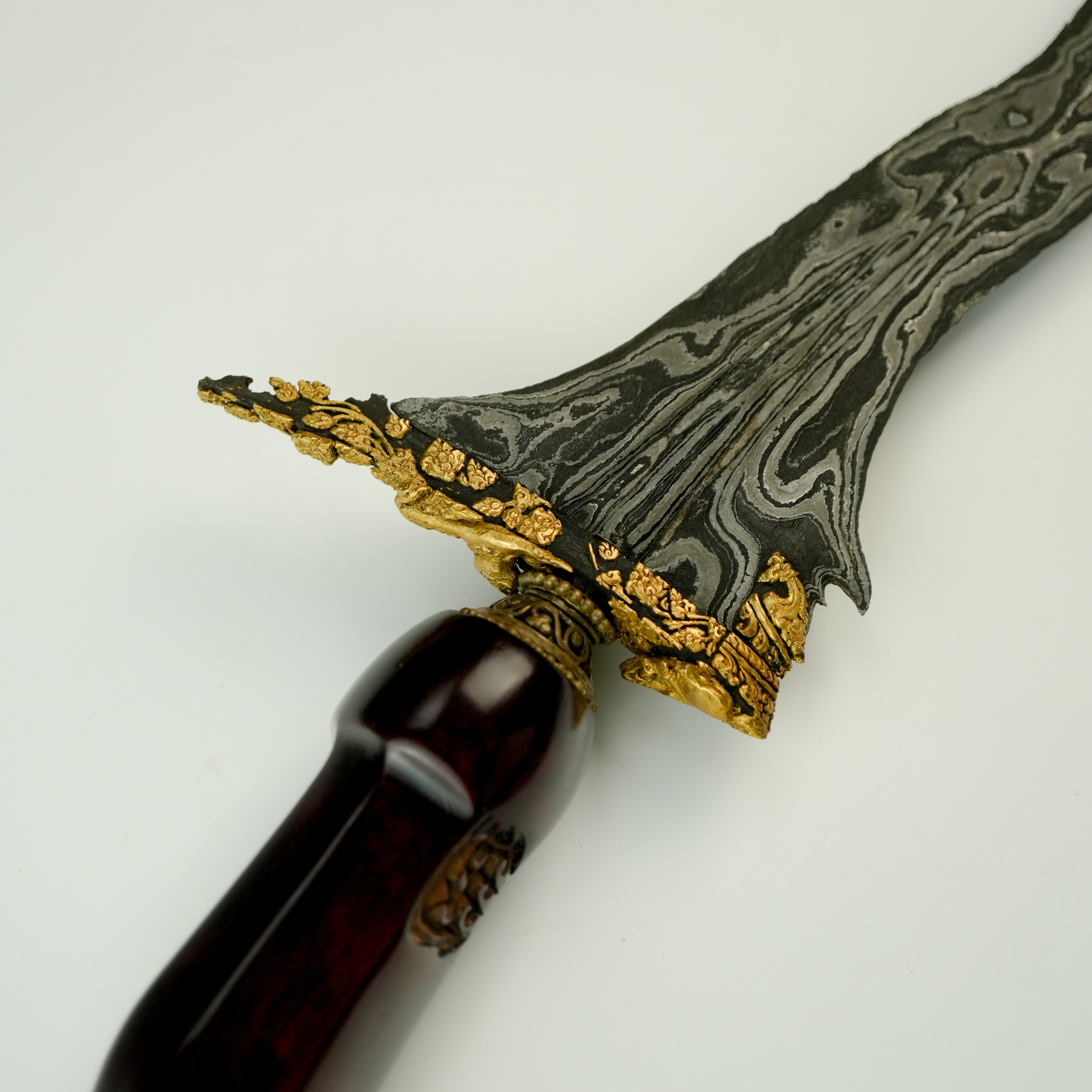 Keris Sengkelat Corok Kinatah Emas