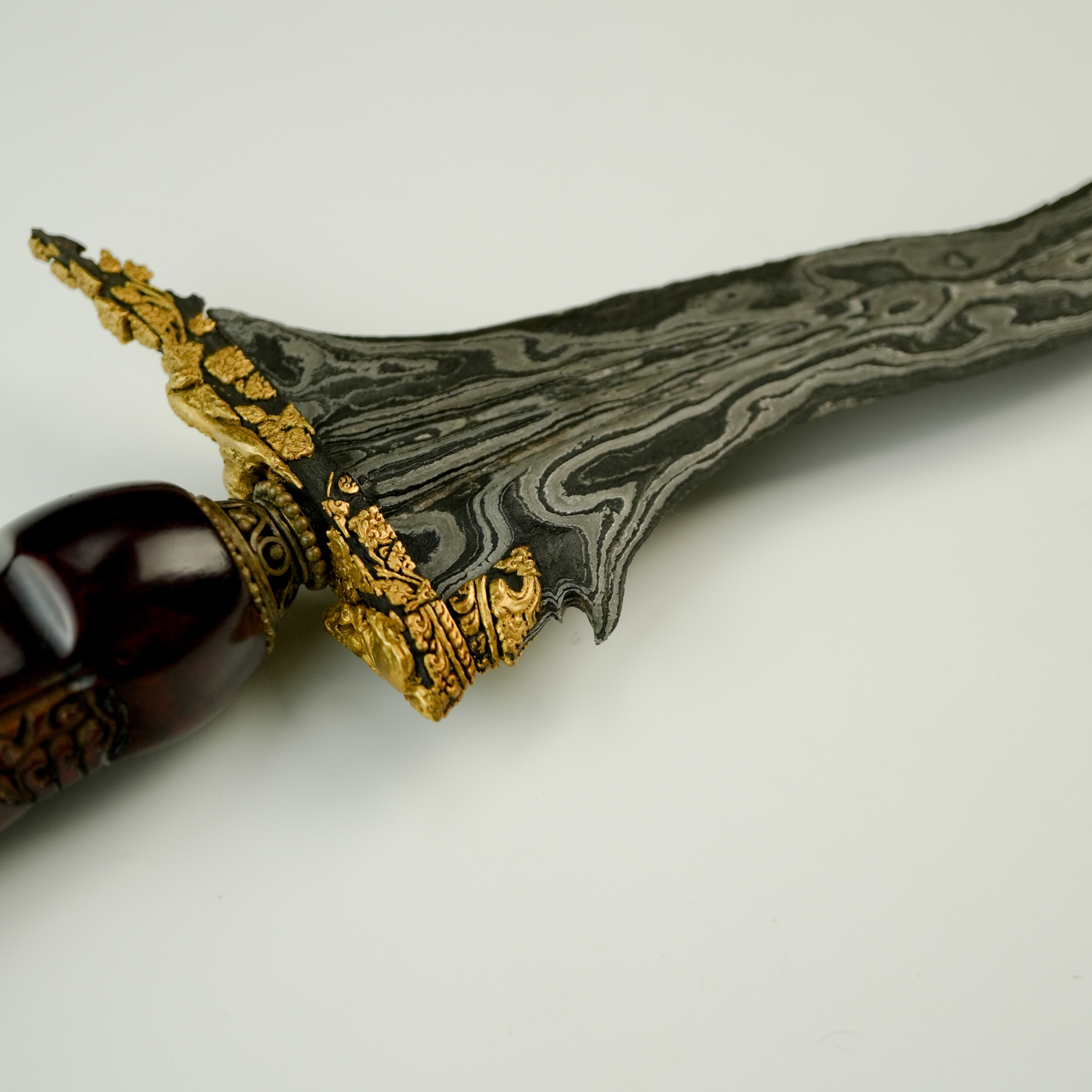 Keris Sengkelat Corok Kinatah Emas