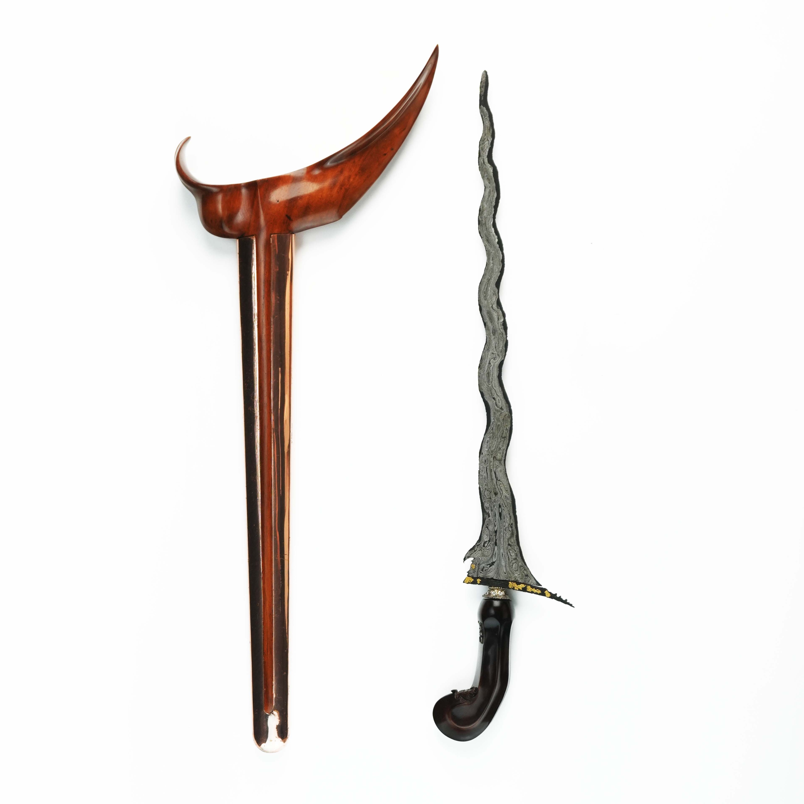 Keris Sengkelat Kinatah Emas