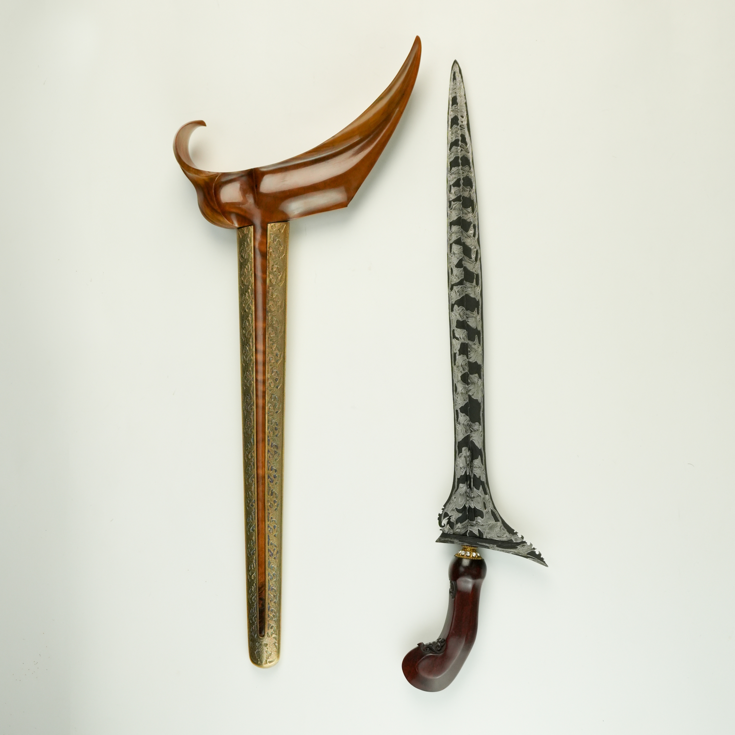 Keris Sinom Robyong Pamor Tumpal Keli
