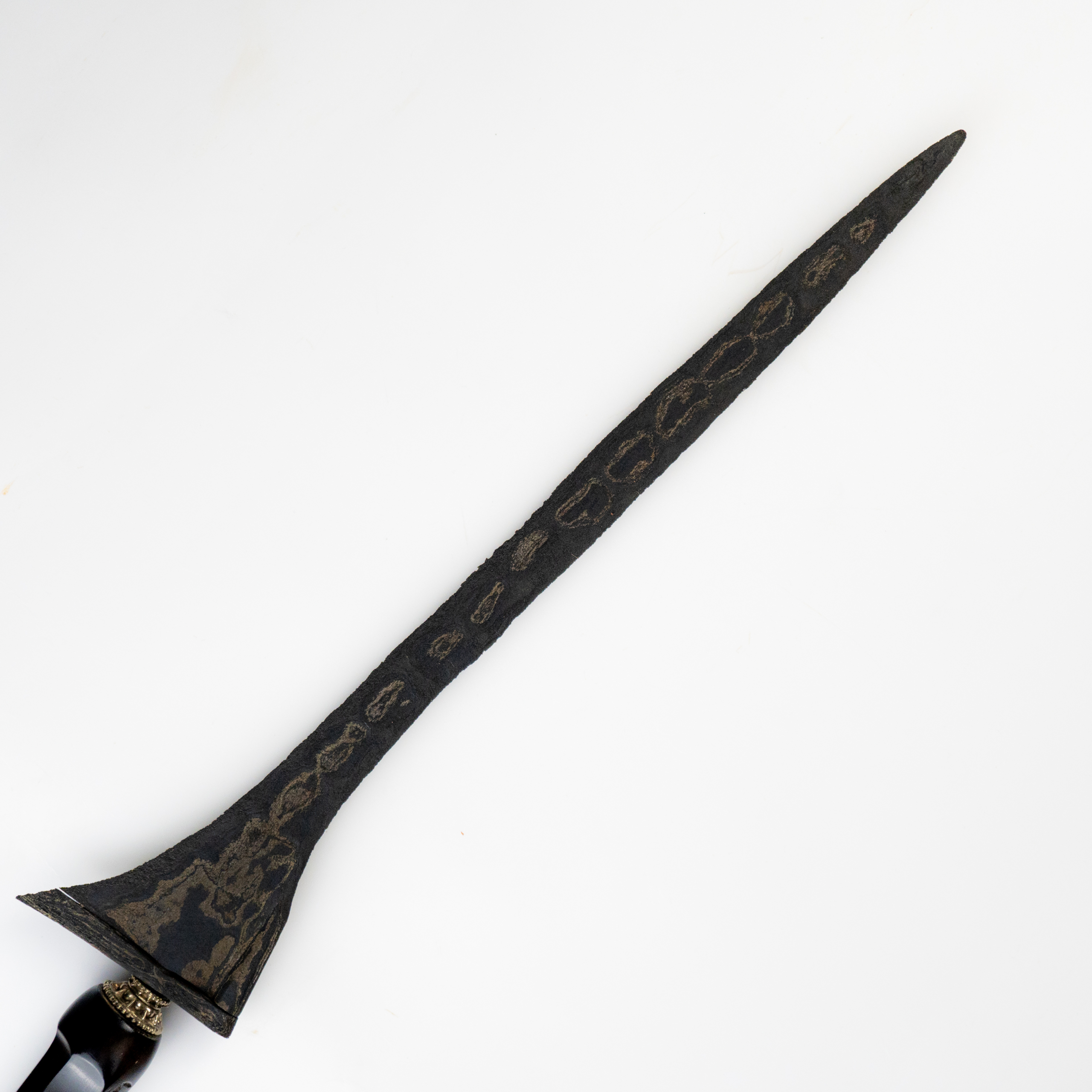 Keris Kebo Lajer Pamor Melati Tumpuk Madiun Sepuh