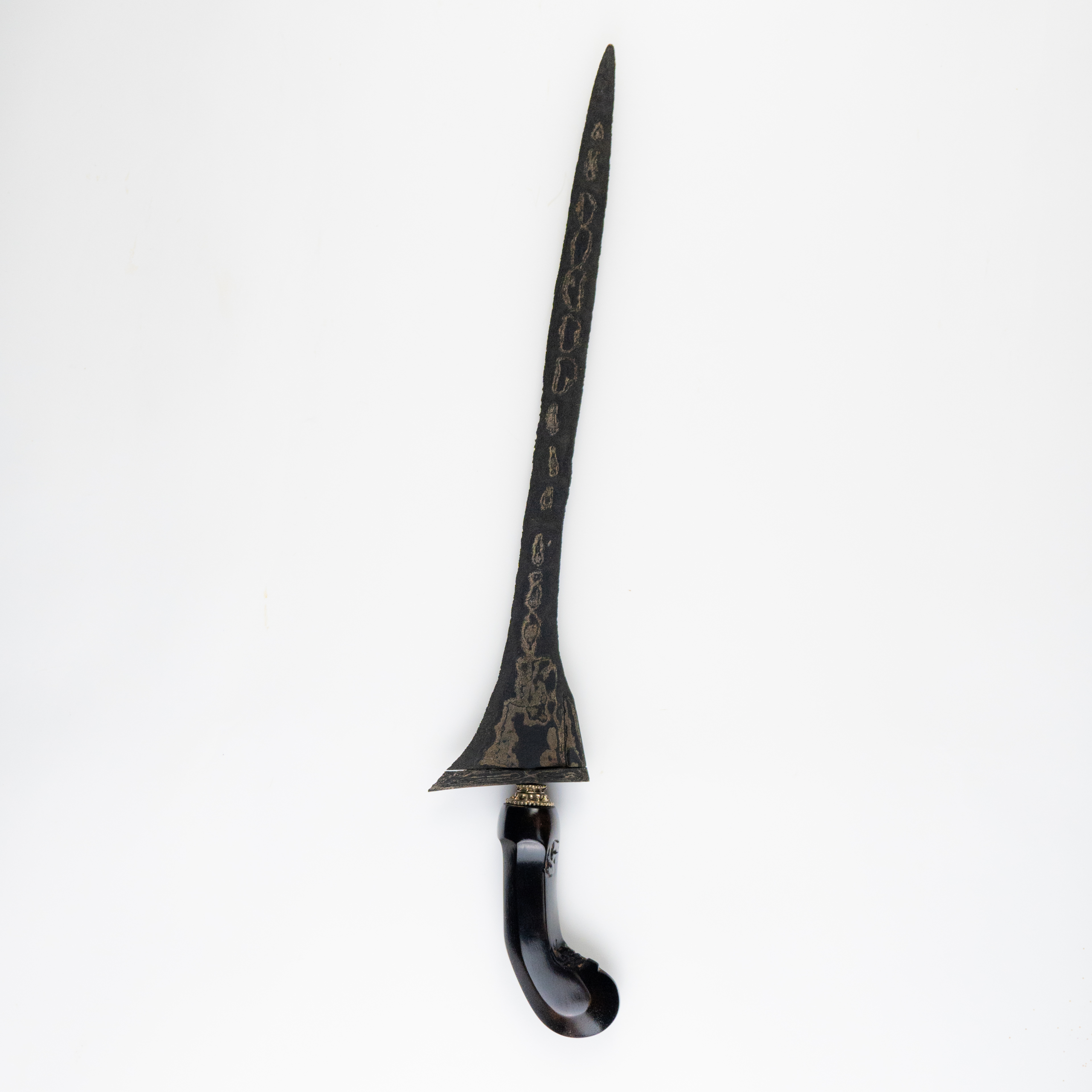 Keris Kebo Lajer Pamor Melati Tumpuk Madiun Sepuh