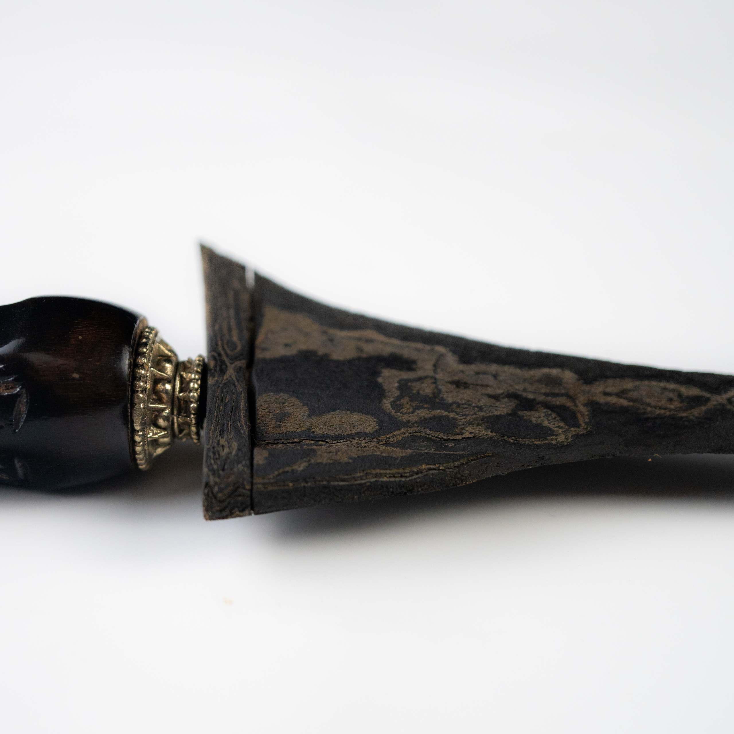 Keris Kebo Lajer Pamor Melati Tumpuk Madiun Sepuh