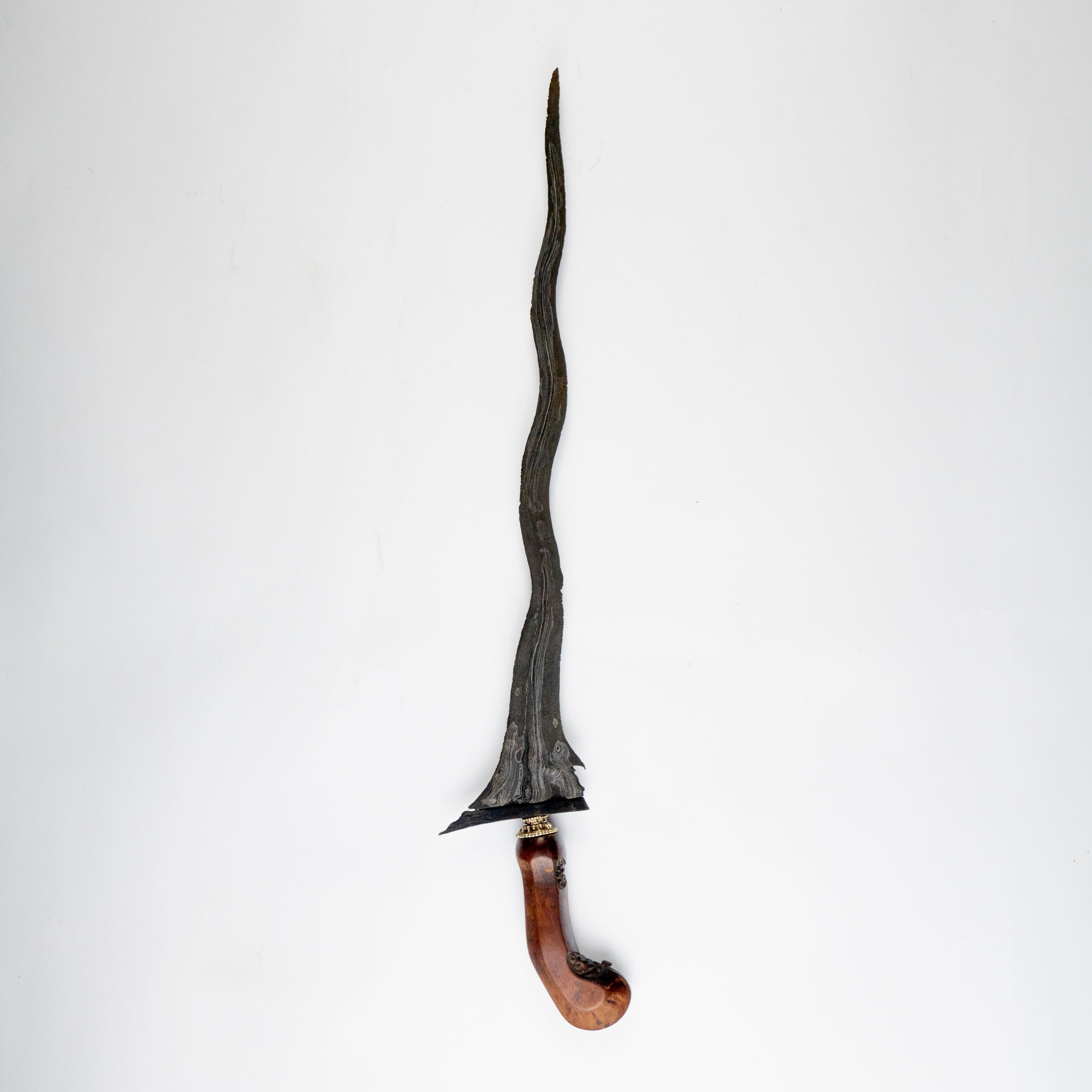 Keris Kidang Soka Luk 7 Pamor Adeg Rambut