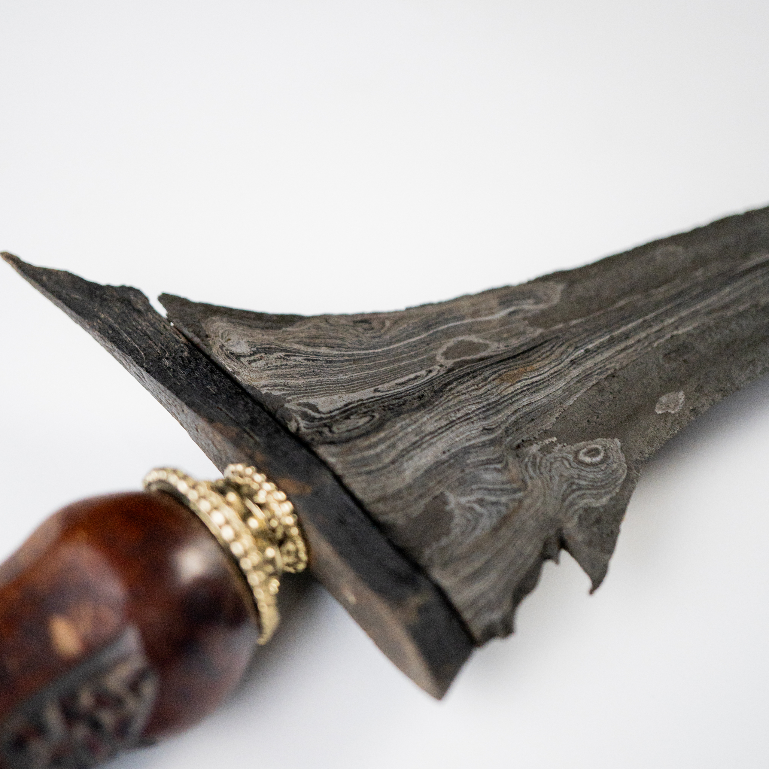 Keris Kidang Soka Luk 7 Pamor Adeg Rambut