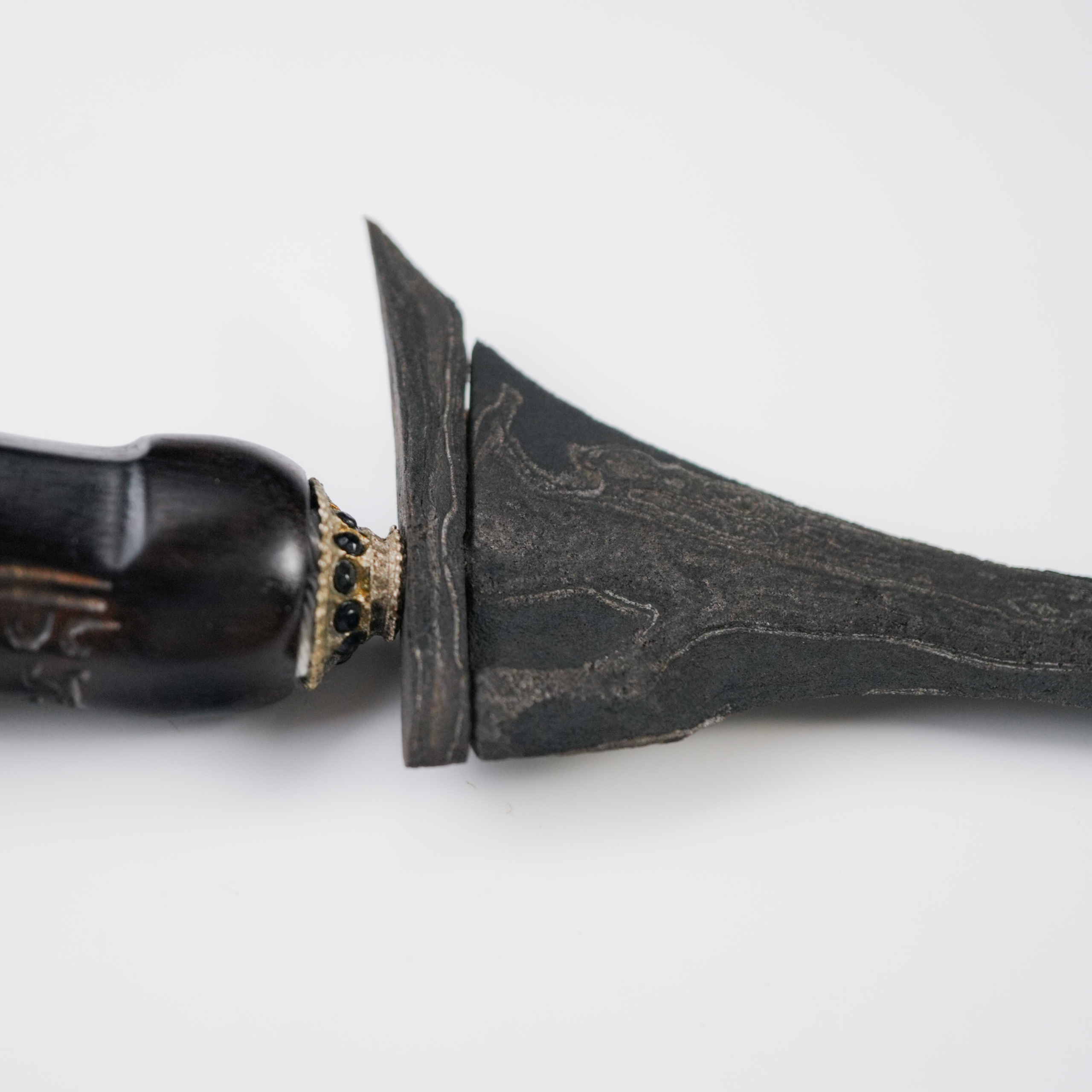 Keris Tilam Upih Pamor Kulit Semangka Sepuh