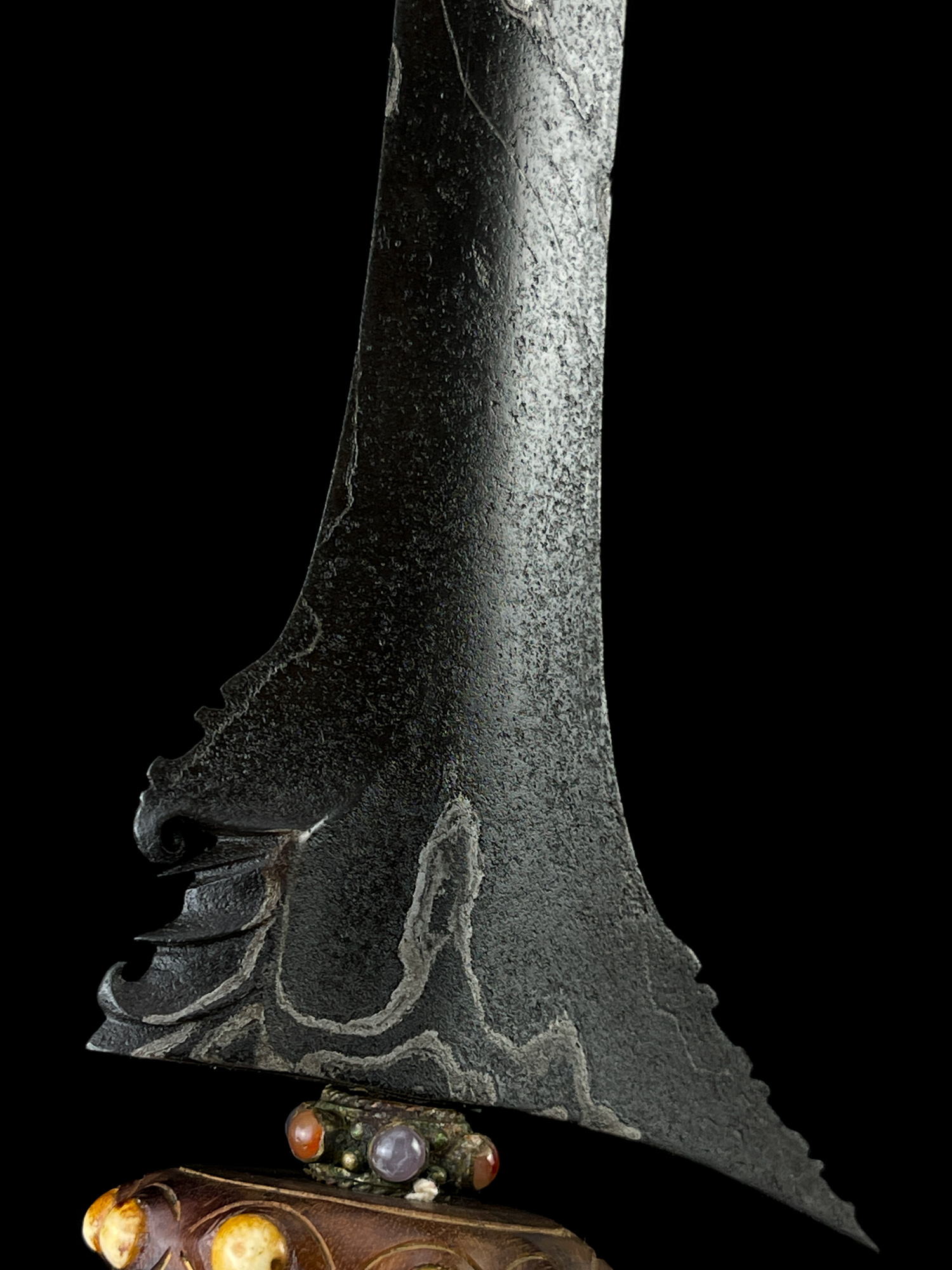 Keris Pusaka Bali Sempane Ganje Iras Pamor Buntel Mayit