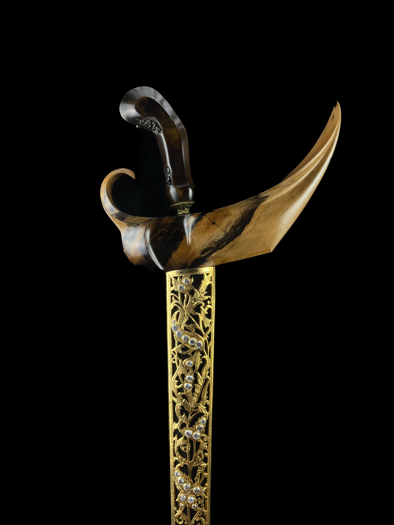 Keris Pusaka Singo Barong Luk 11 Tinatah Emas Mataram Sultan Agung