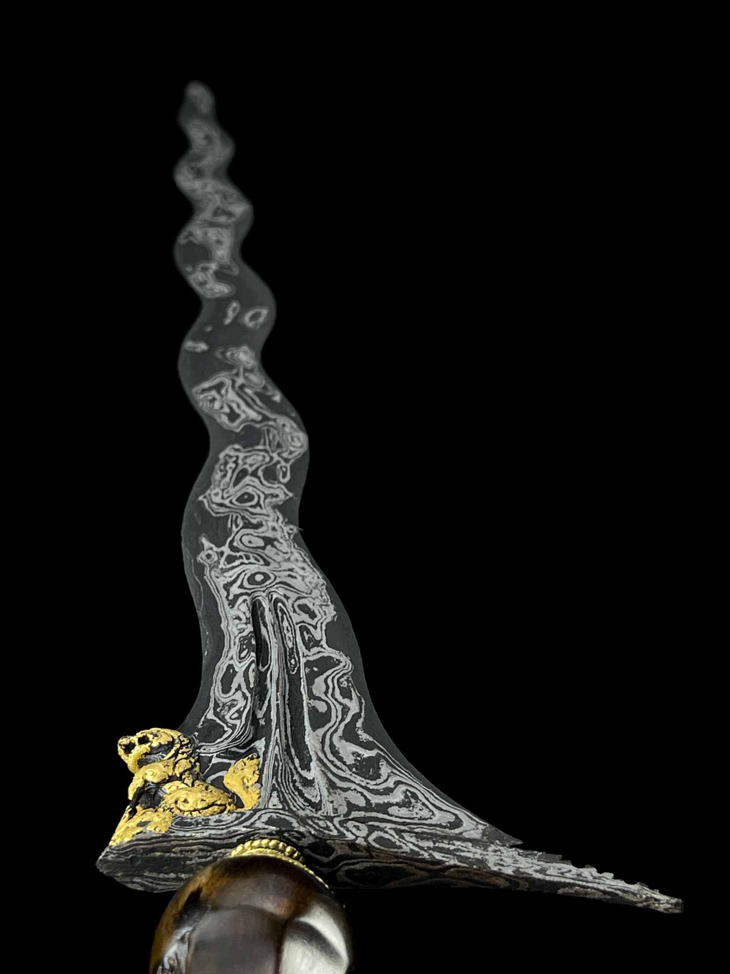 Keris Pusaka Singo Barong Luk 11 Tinatah Emas Mataram Sultan Agung