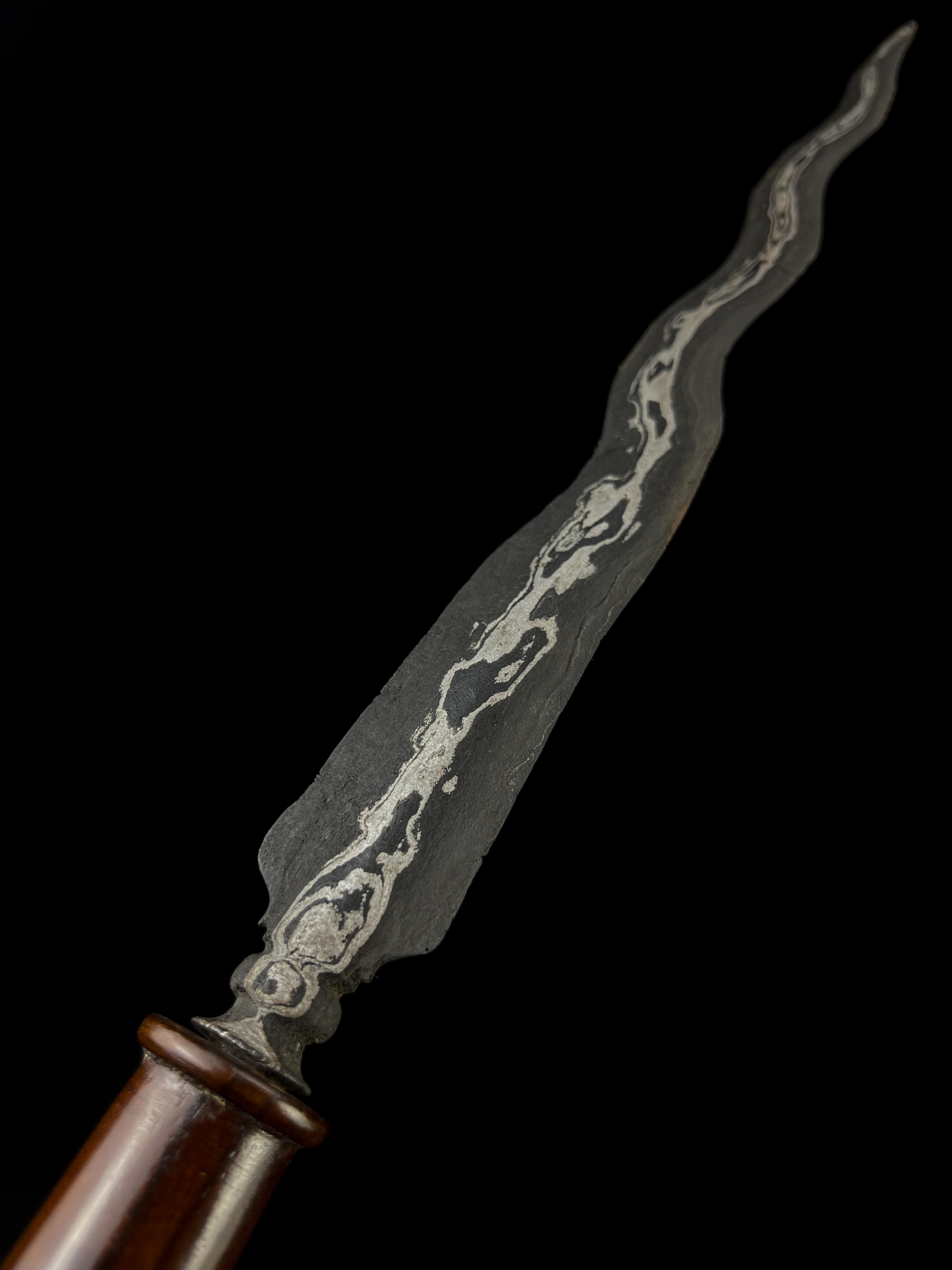 Tombak Pusaka Karacan Luk 7 Majapahit