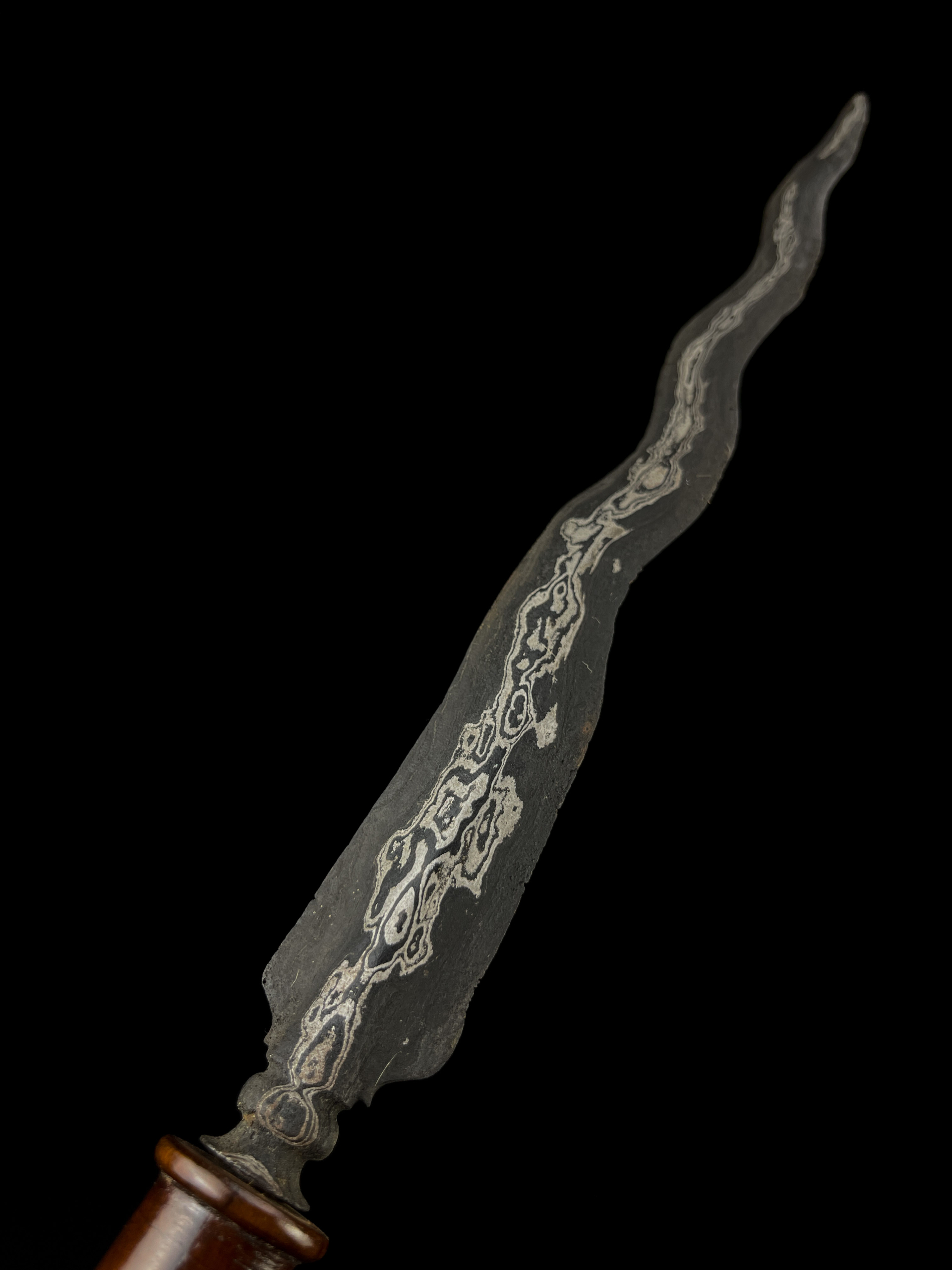 Tombak Pusaka Karacan Luk 7 Majapahit