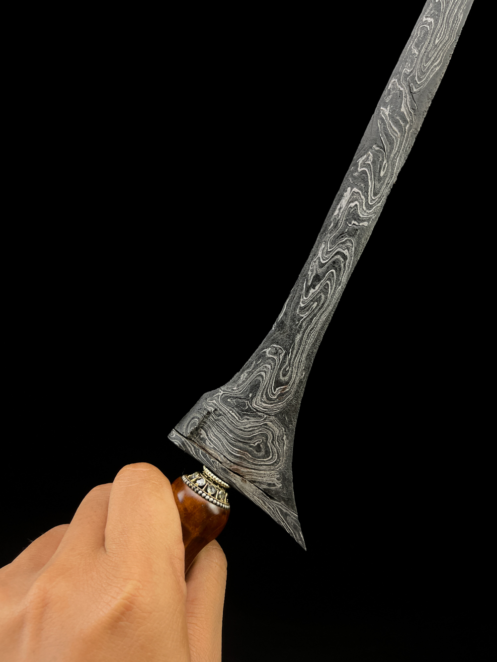 Keris Pamor Lawe Saukel Sepuh