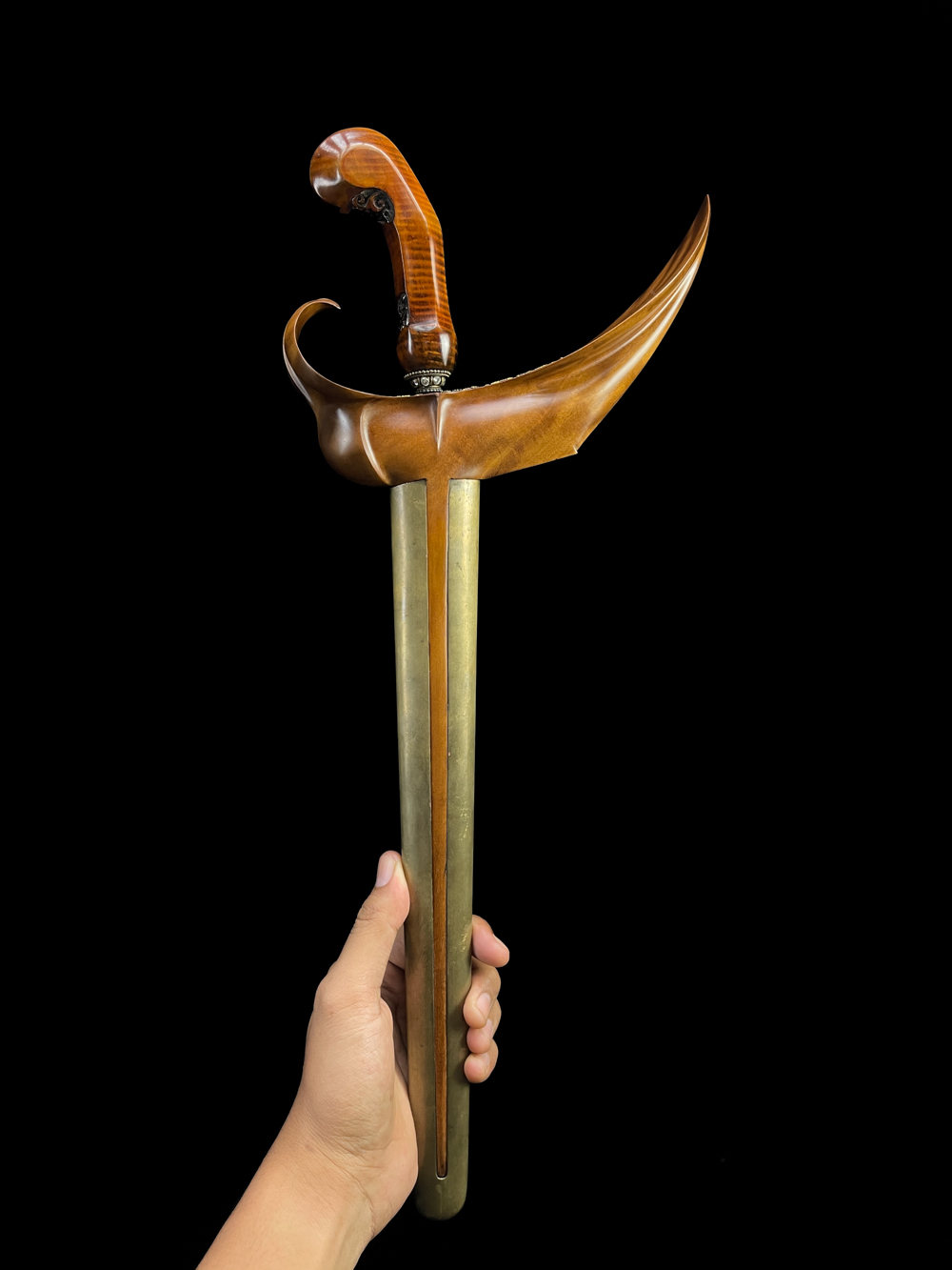 Keris Singo Barong Luk 13 Mataram Senopaten Kinatah Emas