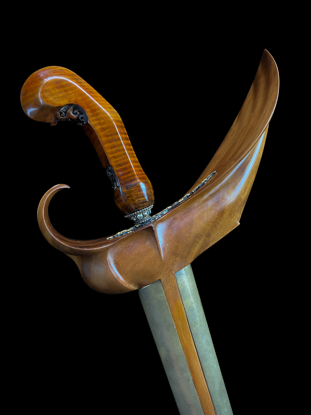 Keris Singo Barong Luk 13 Mataram Senopaten Kinatah Emas