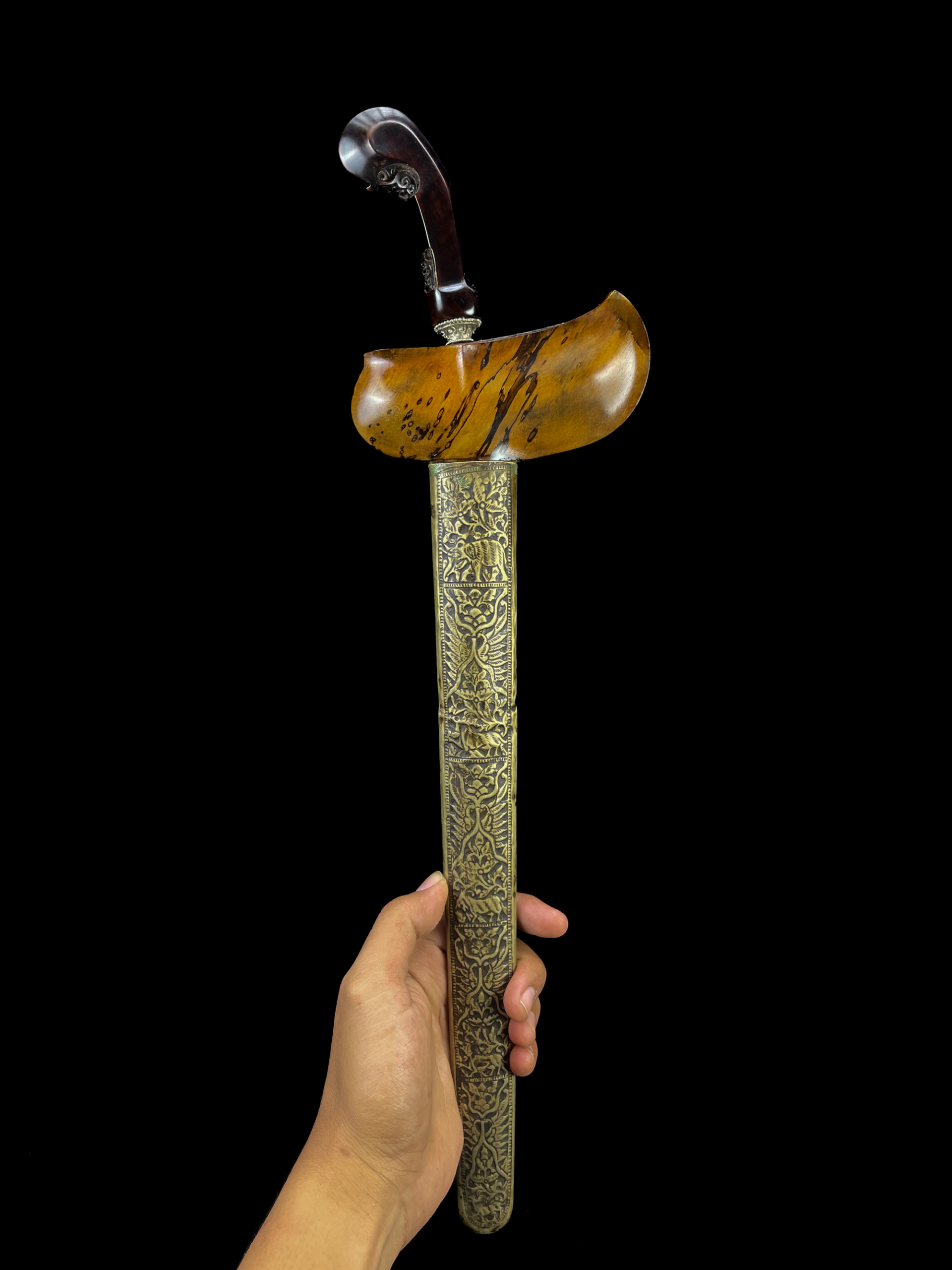 Keris Kebo Dungkul Pamor Batu Lapak