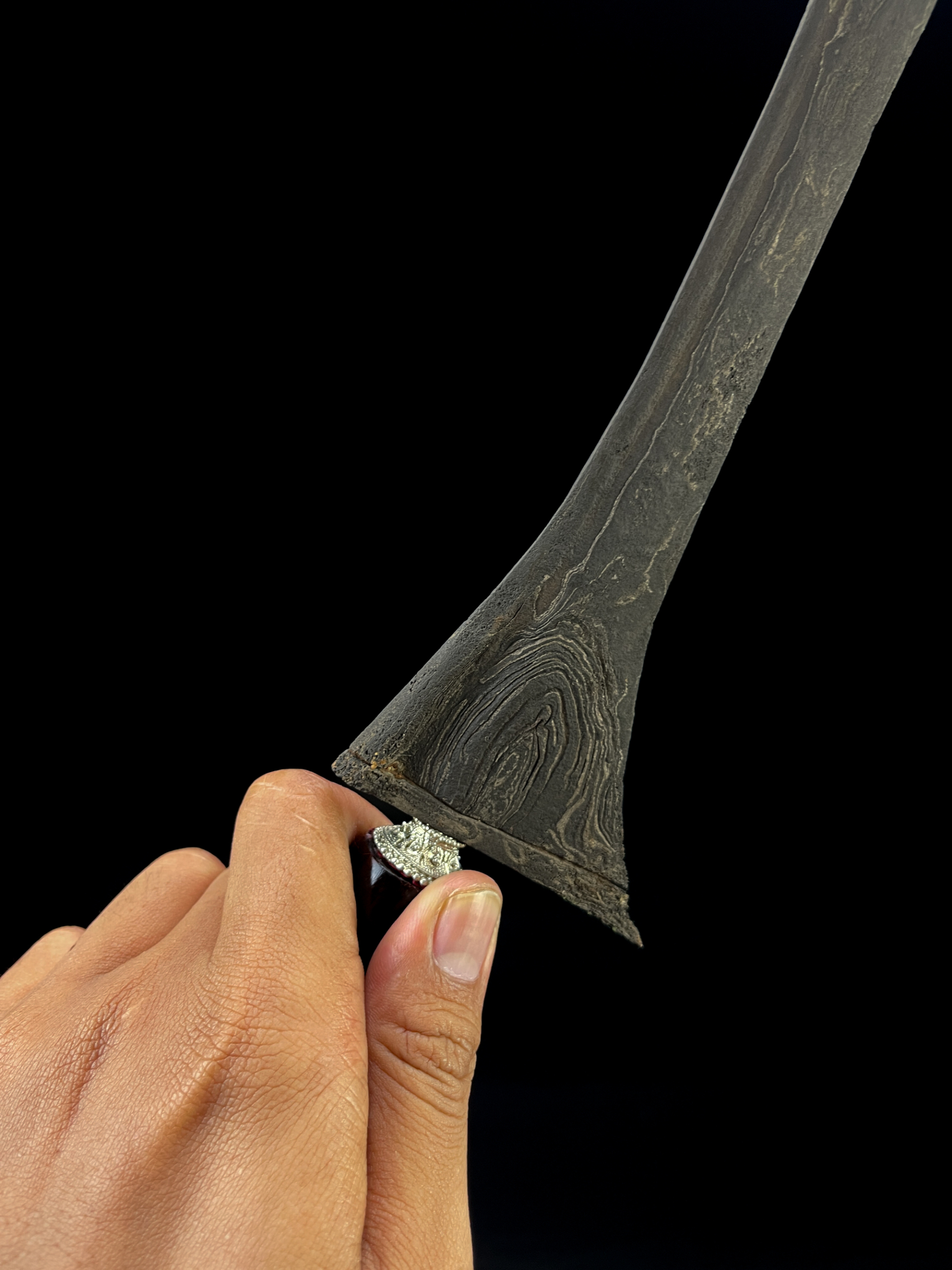 Keris Kebo Dungkul Pamor Batu Lapak