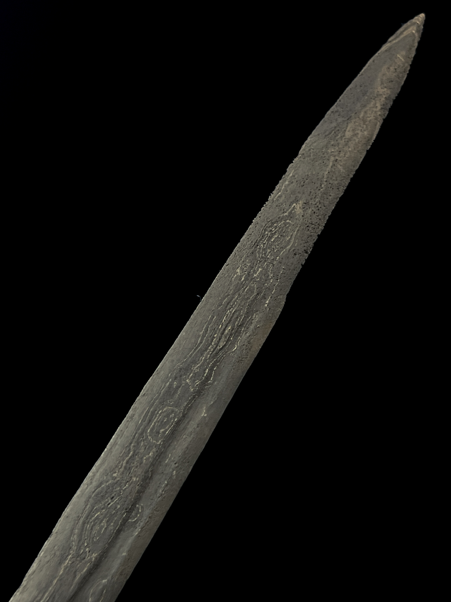 Keris Kebo Dungkul Pamor Batu Lapak