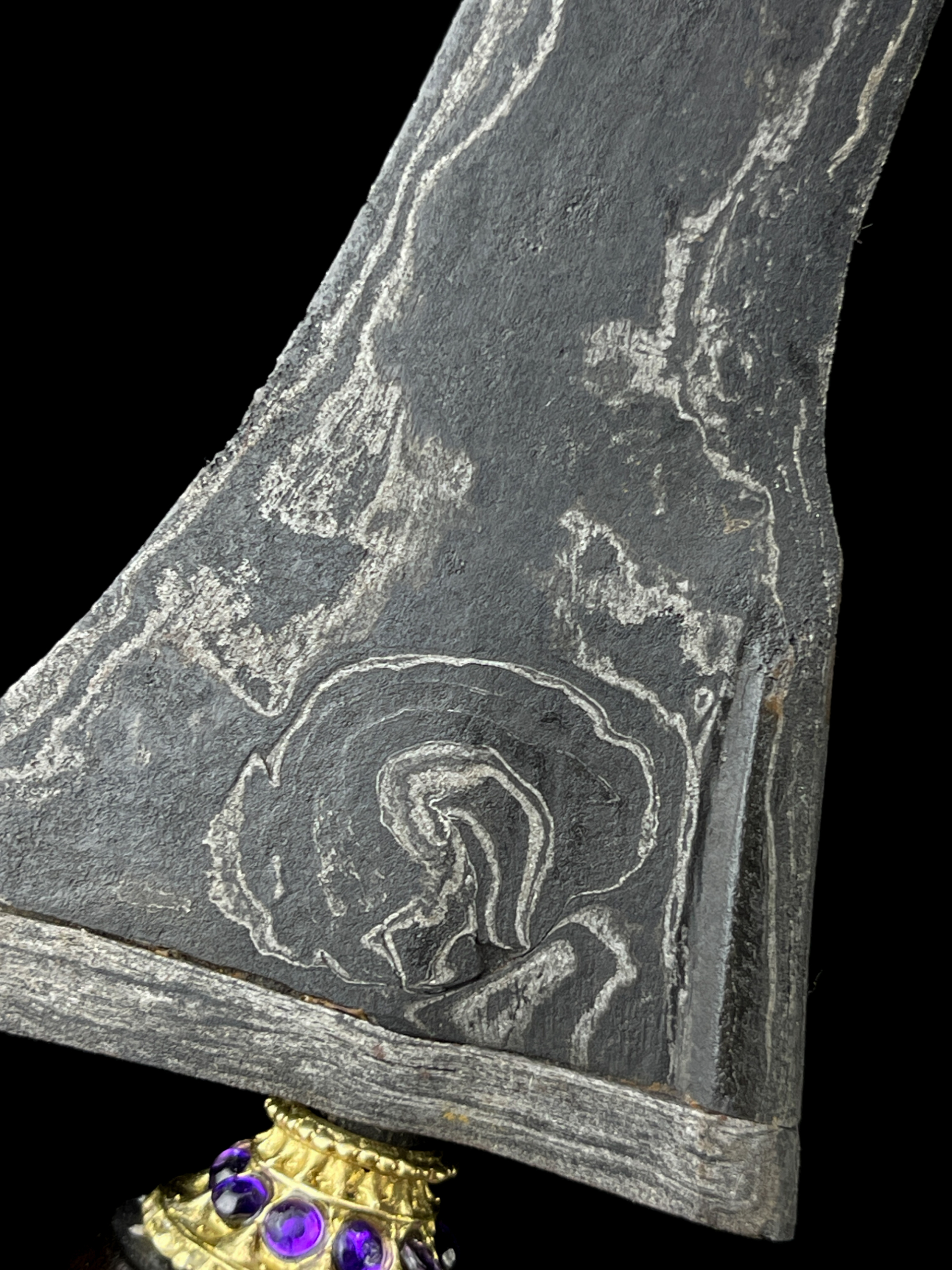 Keris Kebo Lajer Pamor Kul Buntet