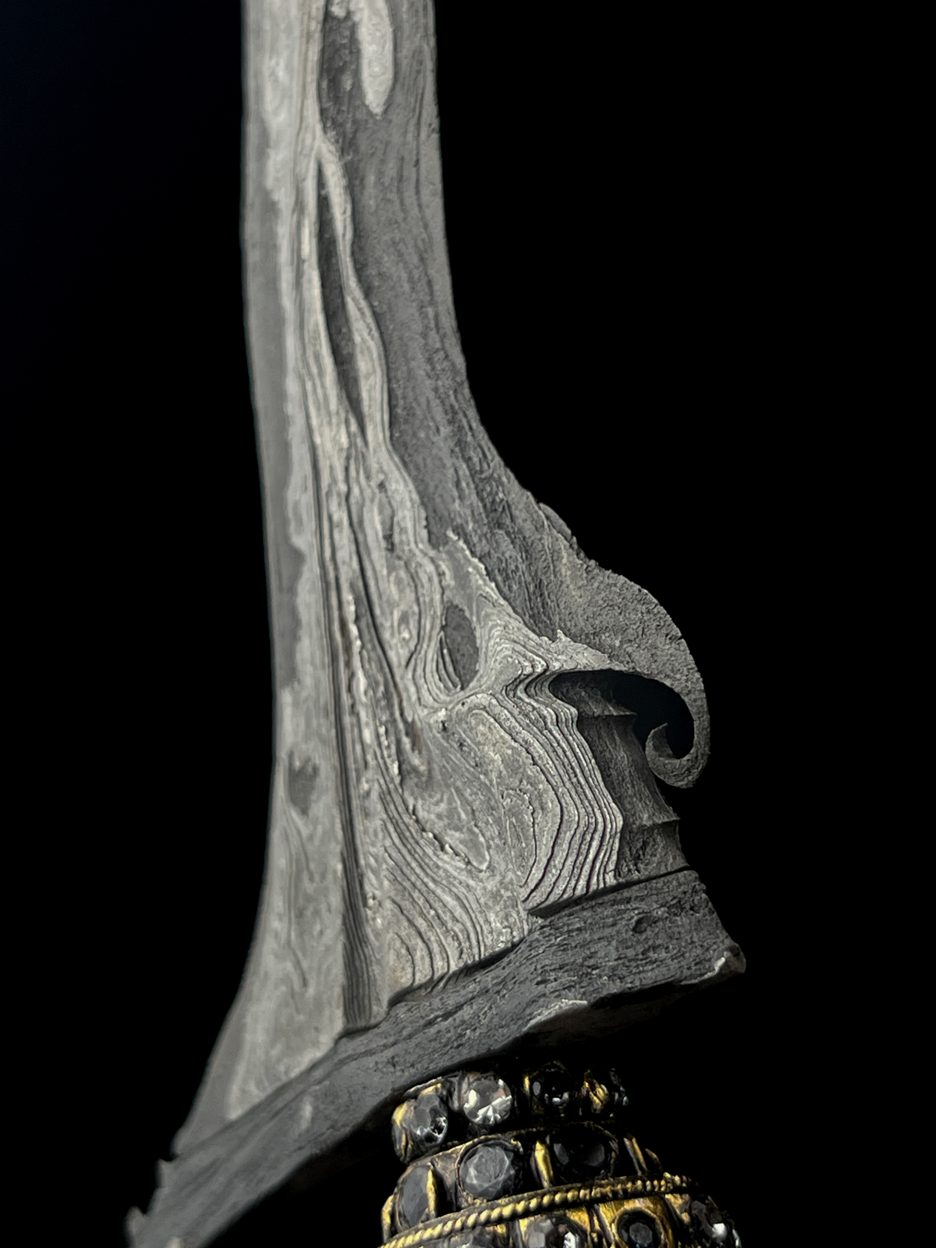 Keris Sabuk Inten Mataram Senopaten Pamor Meteorit Akhodiyat